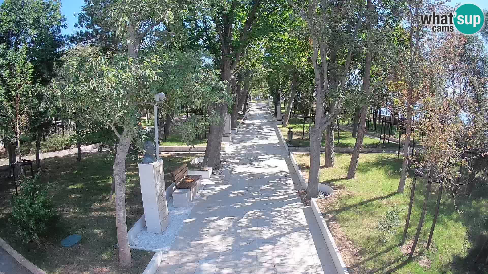 Writers’ Park Webcam Senj – Live by the Sea