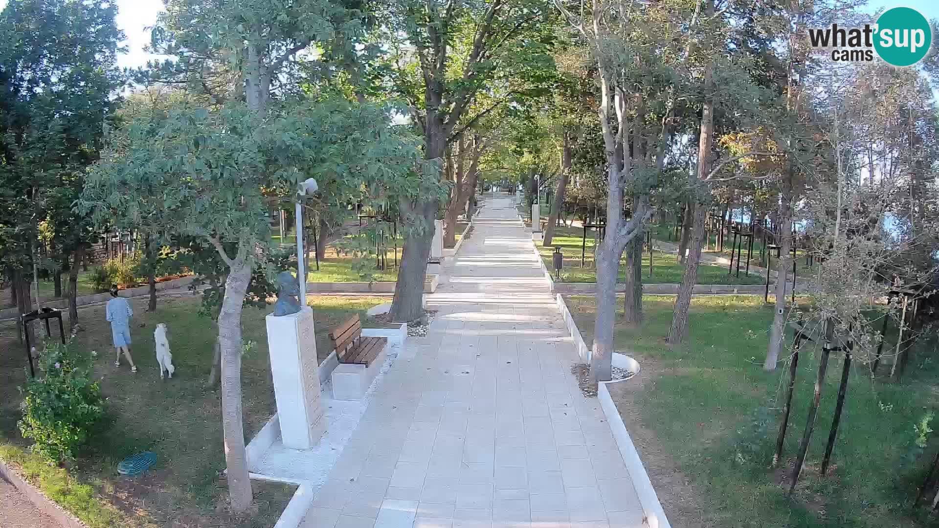 Writers’ Park Webcam Senj – Live by the Sea