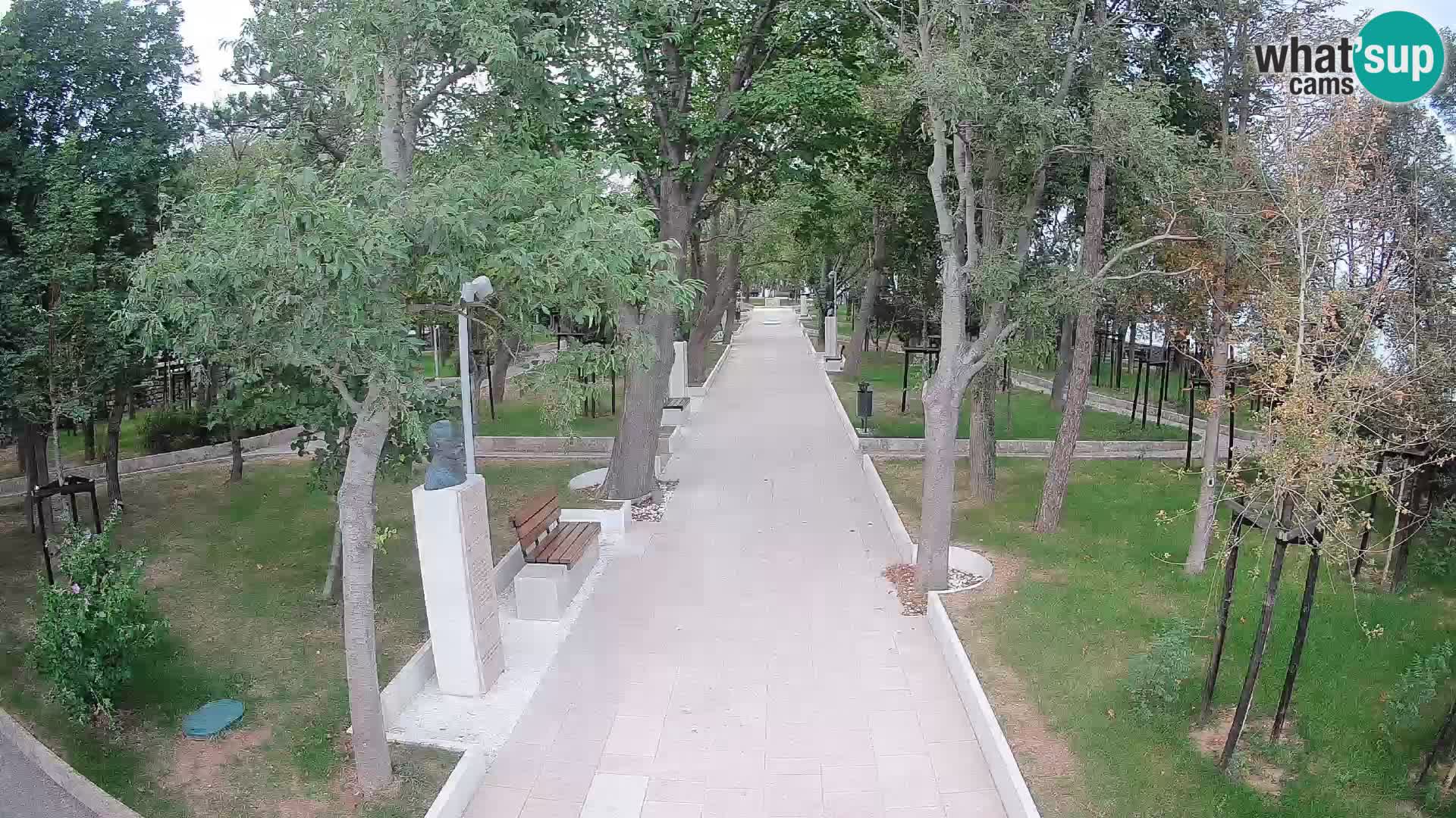 Writers’ Park Webcam Senj – Live by the Sea