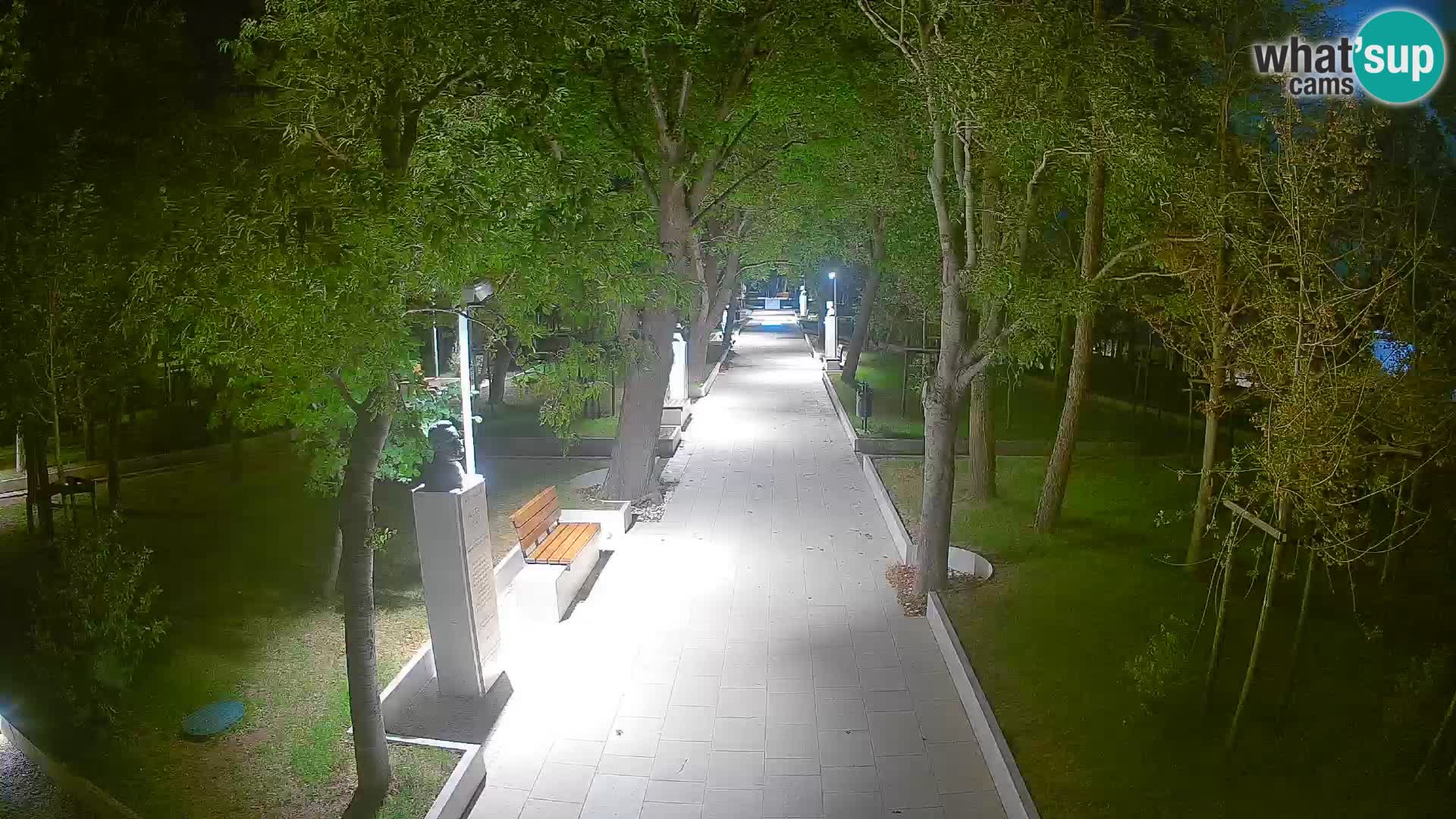 Writers’ Park Webcam Senj – Live by the Sea