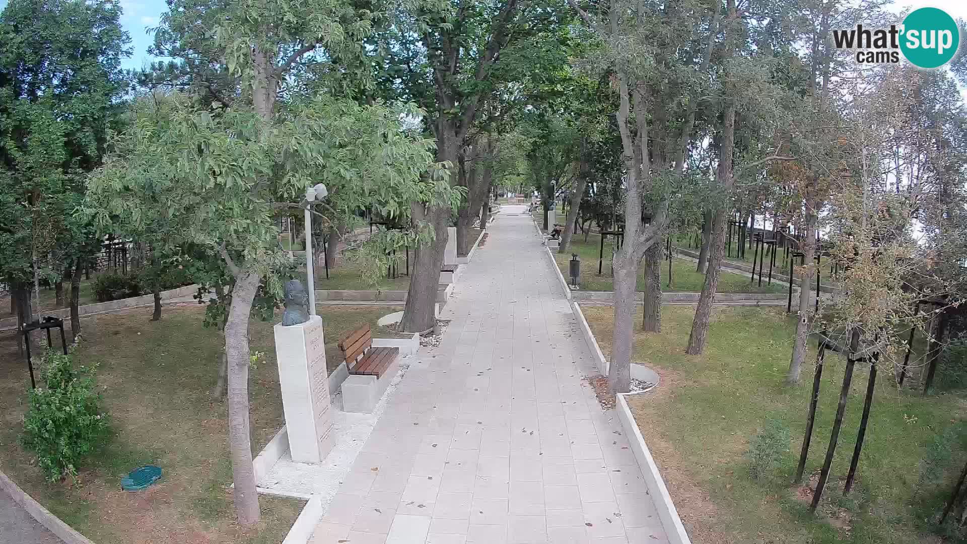 Writers’ Park Webcam Senj – Live by the Sea