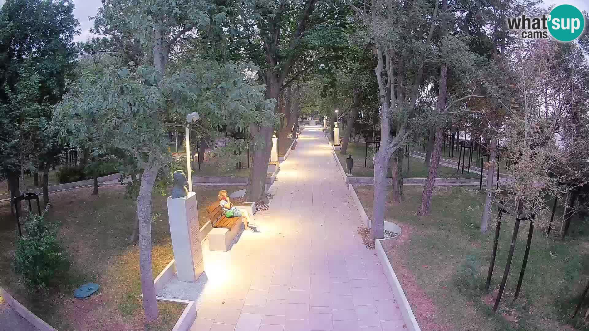 Writers’ Park Webcam Senj – Live by the Sea