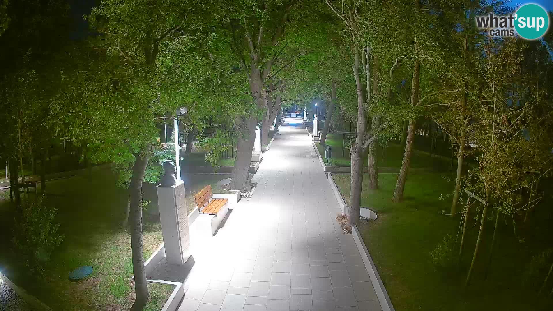 Writers’ Park Webcam Senj – Live by the Sea
