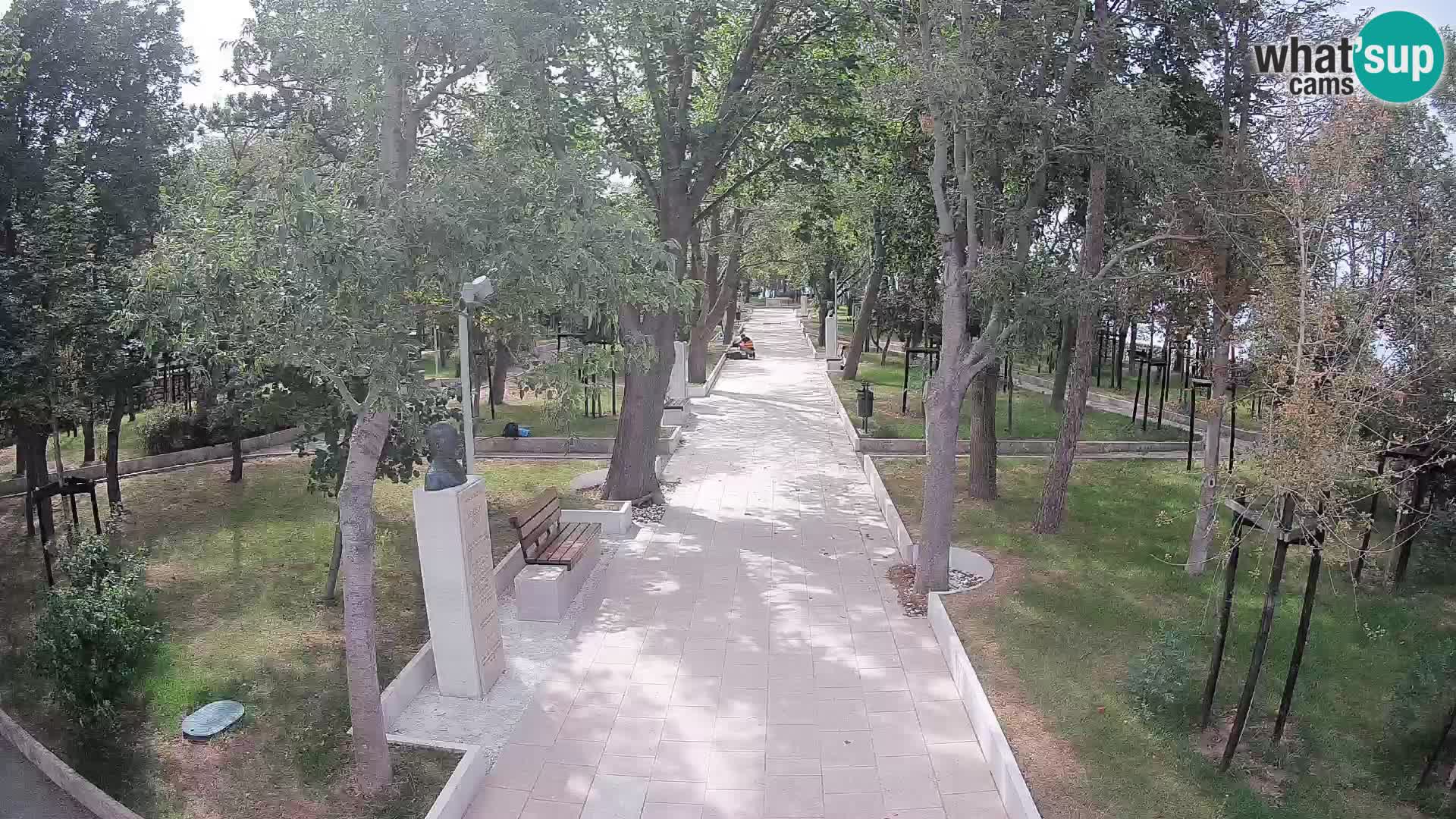 Writers’ Park Webcam Senj – Live by the Sea