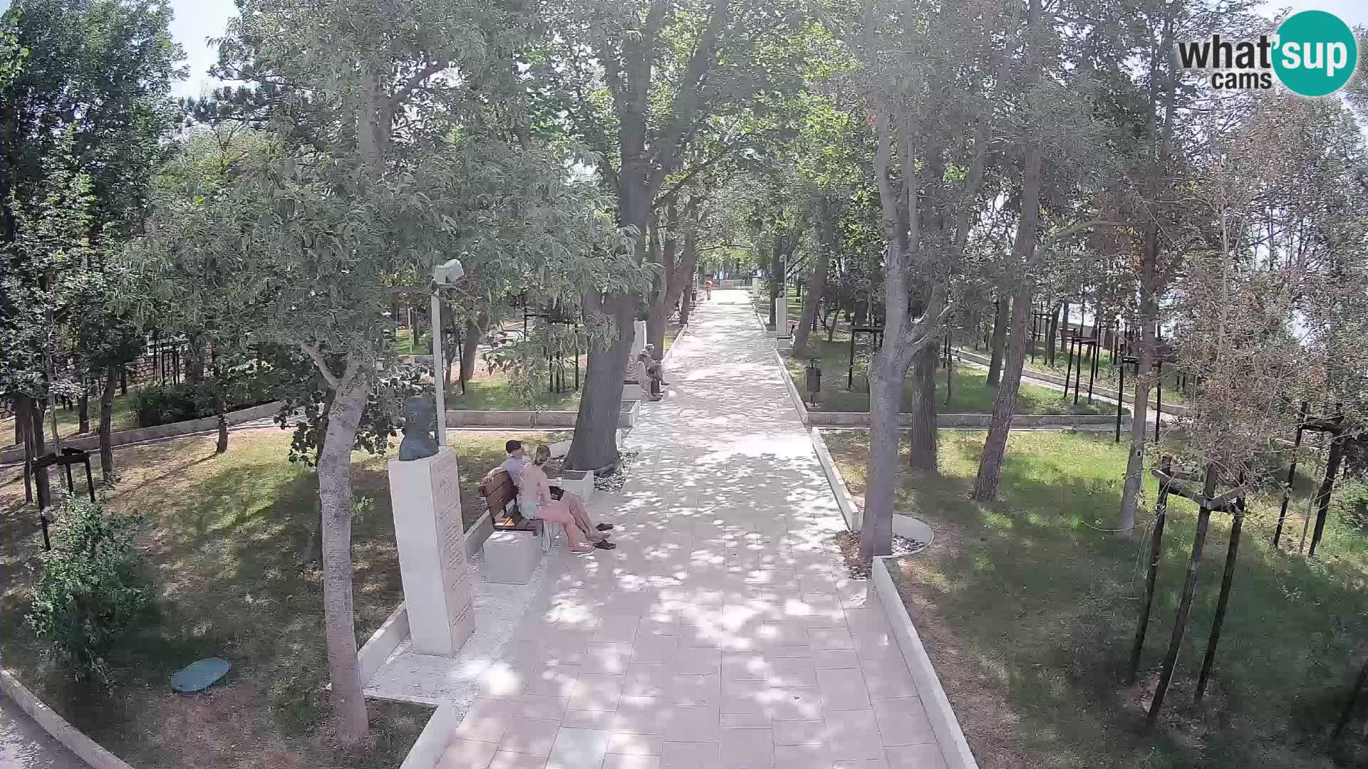Writers’ Park Webcam Senj – Live by the Sea