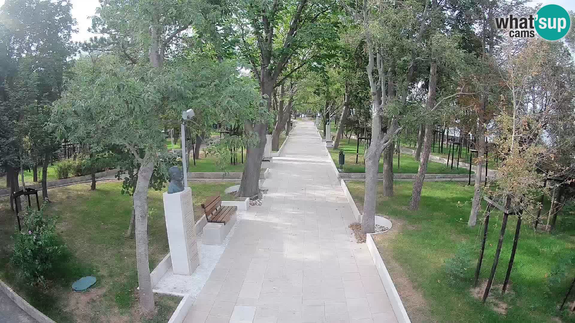 Writers’ Park Webcam Senj – Live by the Sea