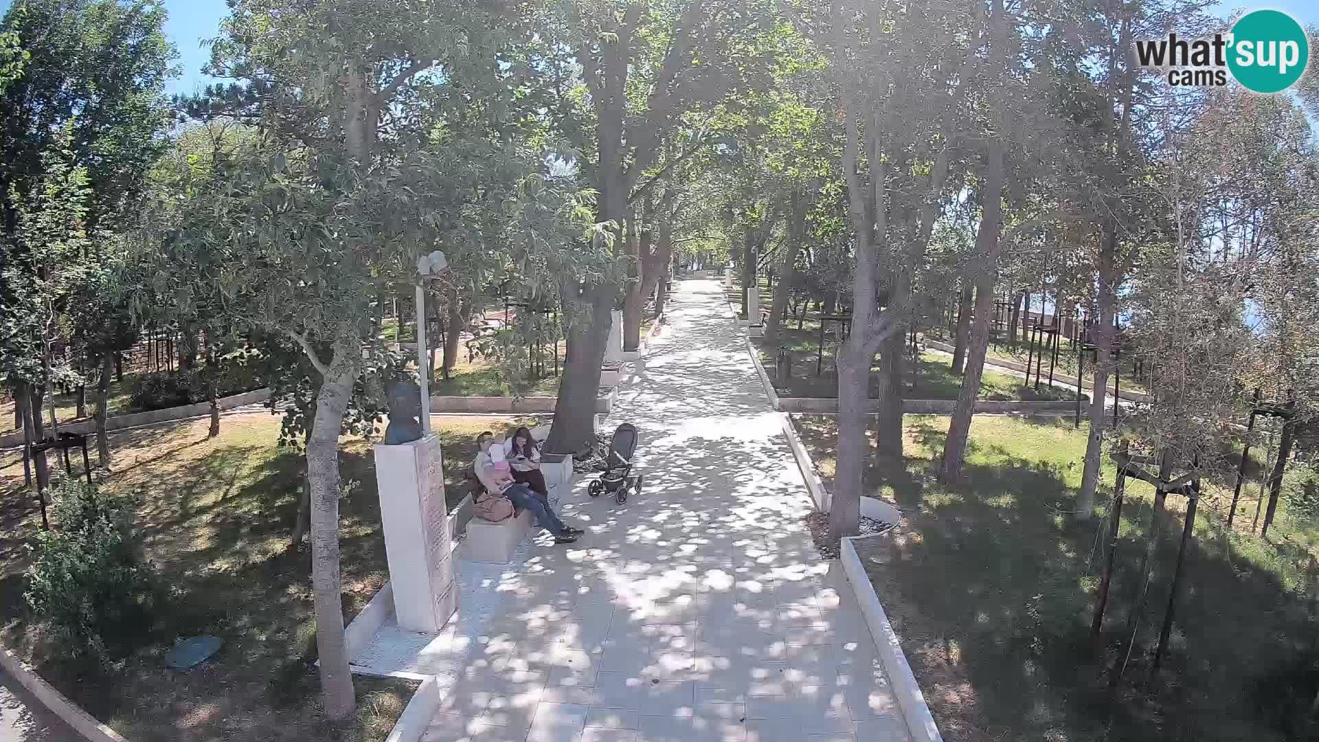 Writers’ Park Webcam Senj – Live by the Sea