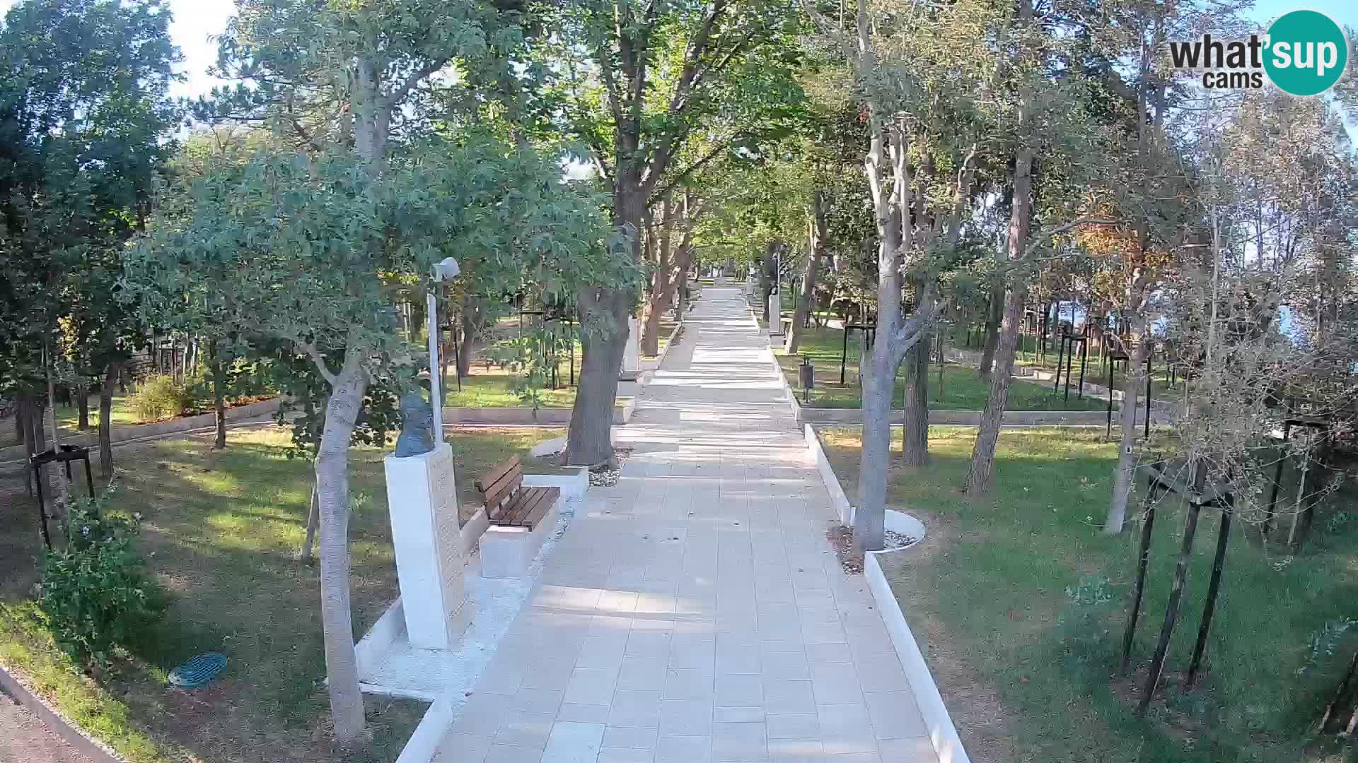 Writers’ Park Webcam Senj – Live by the Sea