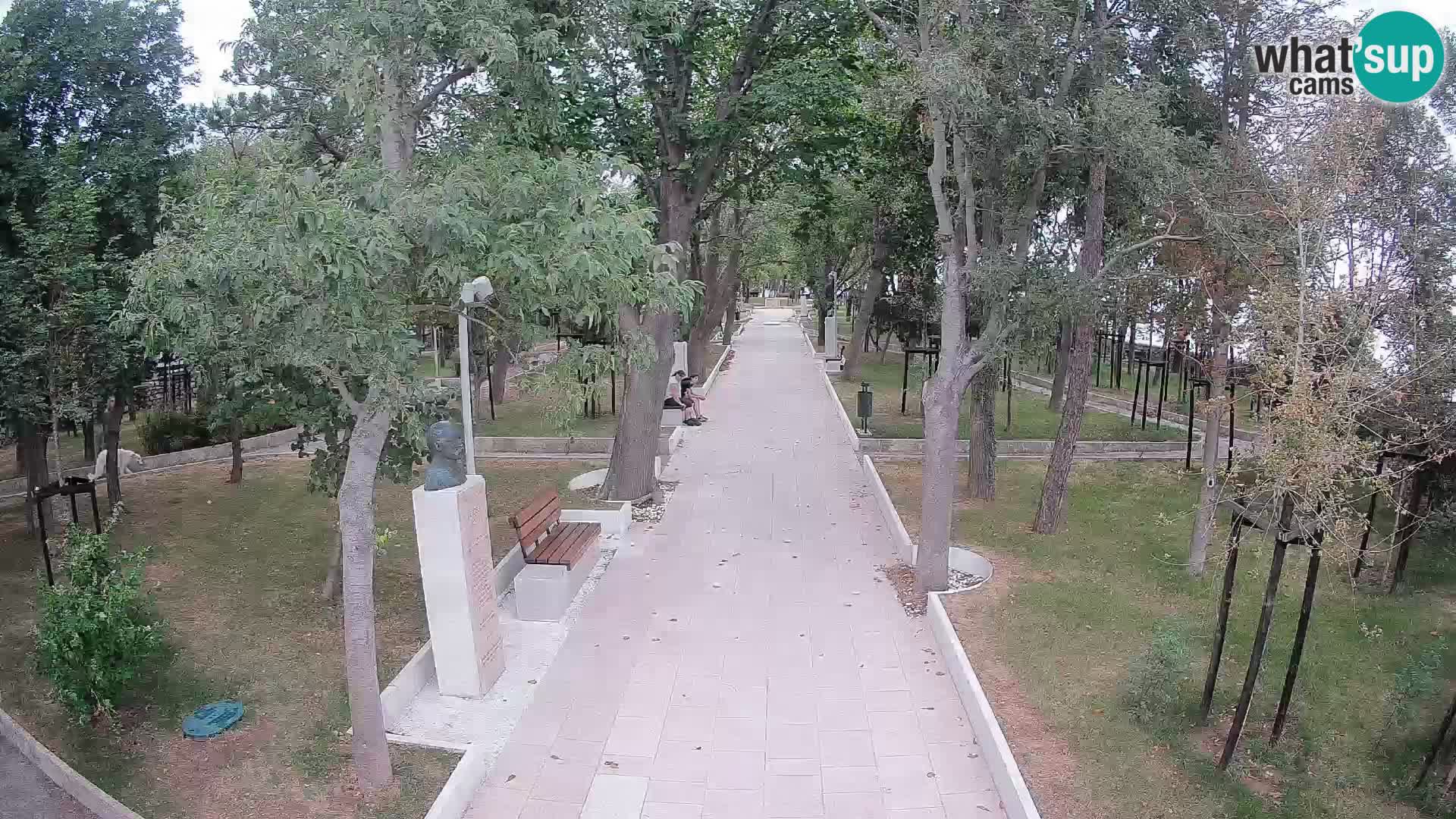 Writers’ Park Webcam Senj – Live by the Sea