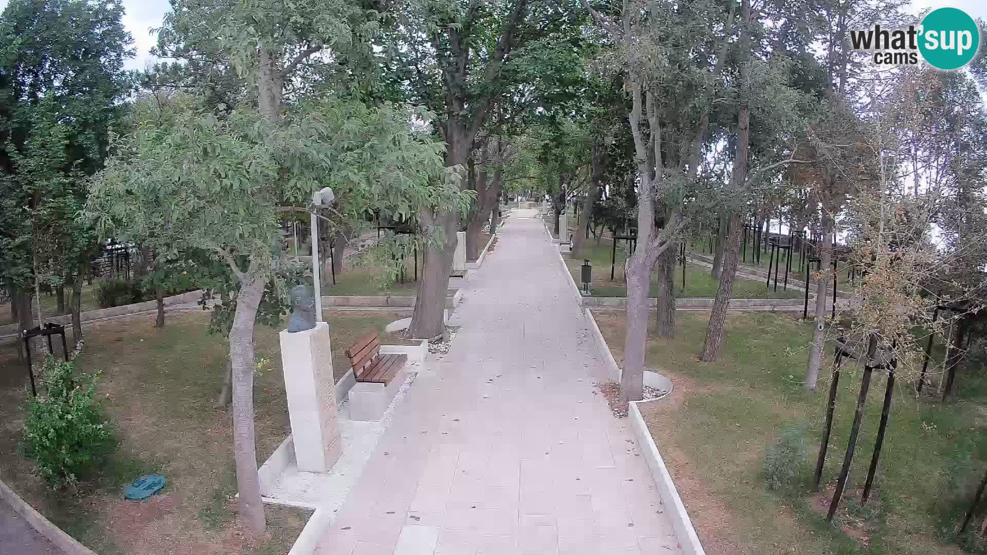 Writers’ Park Webcam Senj – Live by the Sea