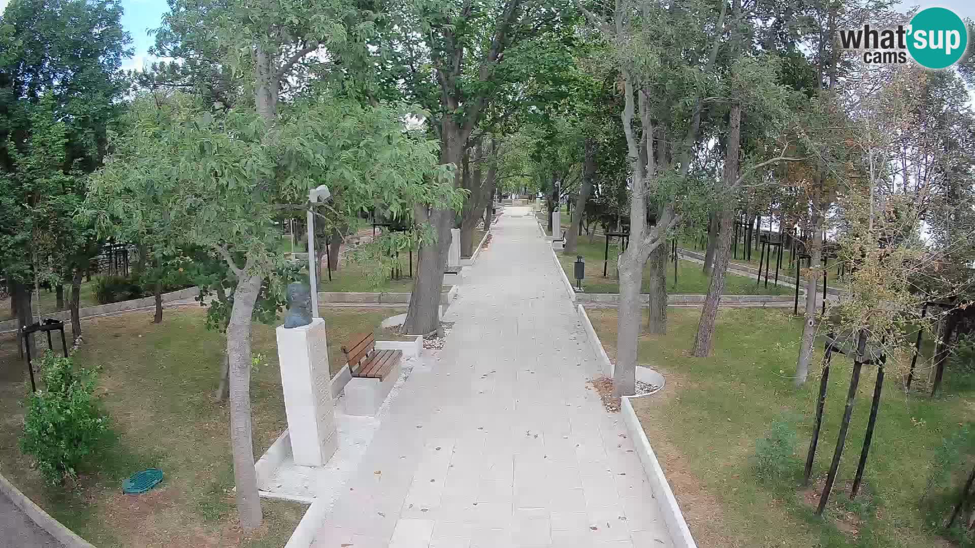 Writers’ Park Webcam Senj – Live by the Sea