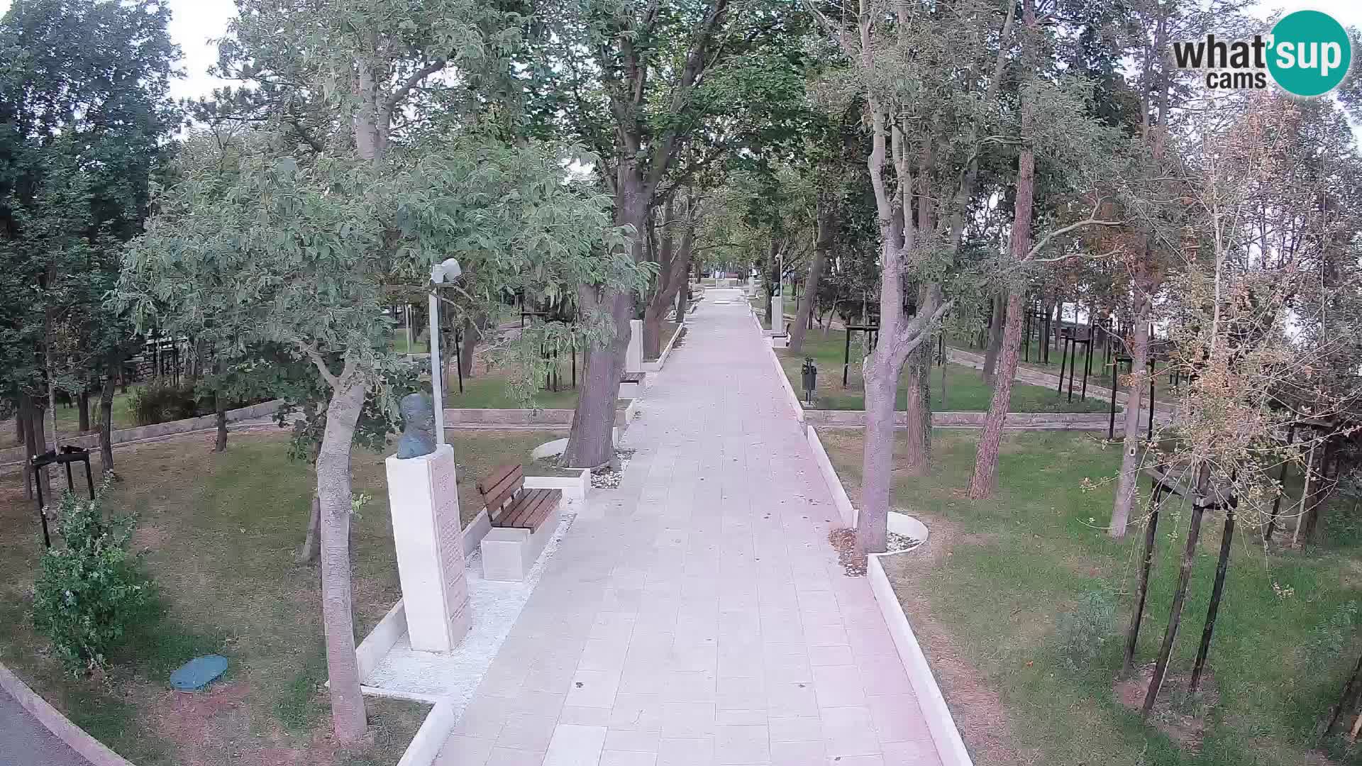 Writers’ Park Webcam Senj – Live by the Sea