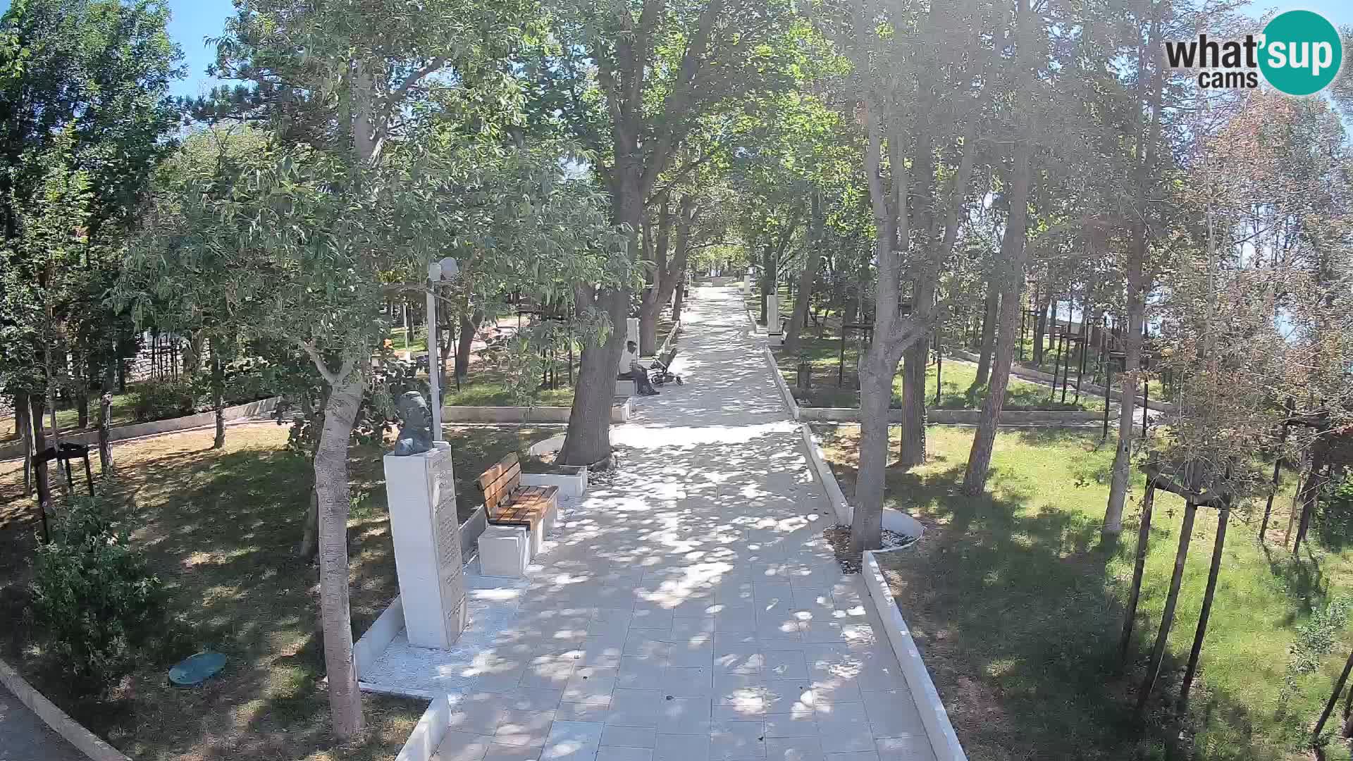 Writers’ Park Webcam Senj – Live by the Sea