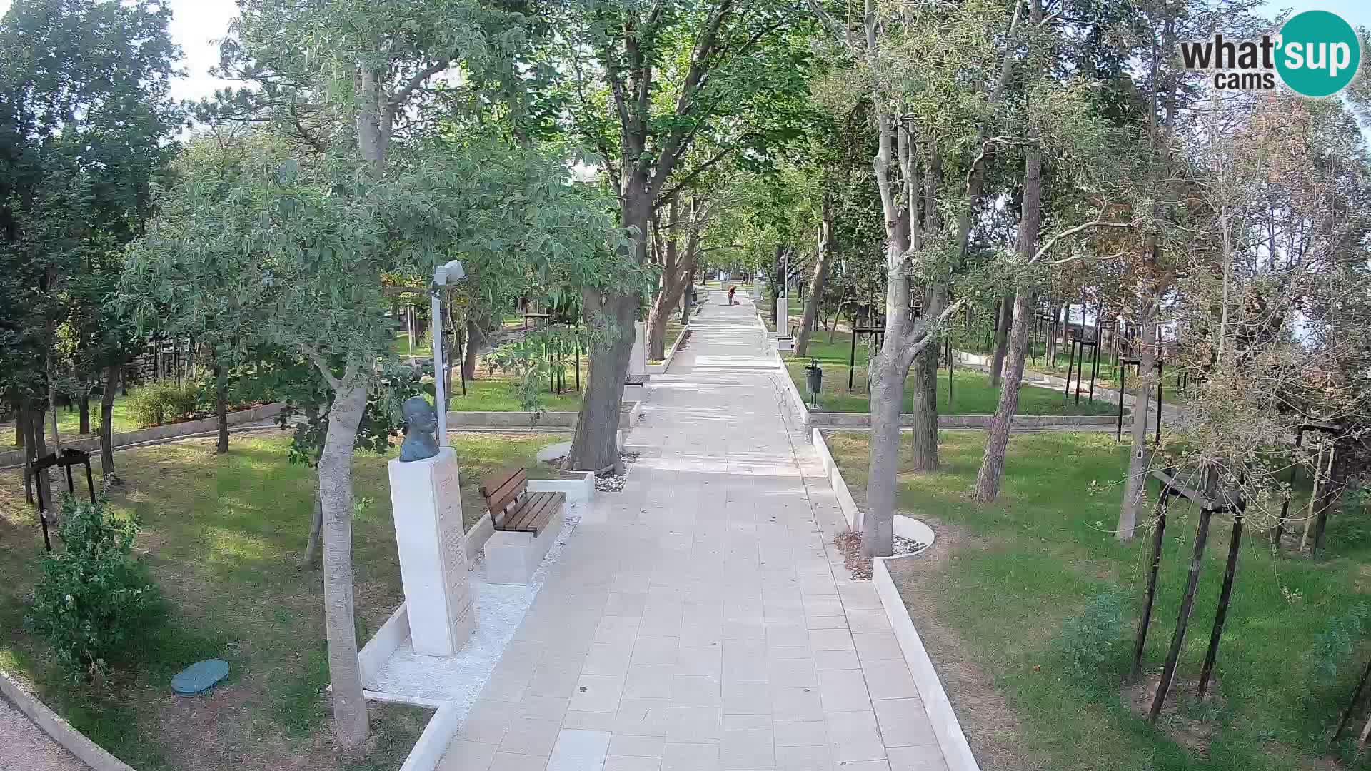 Writers’ Park Webcam Senj – Live by the Sea