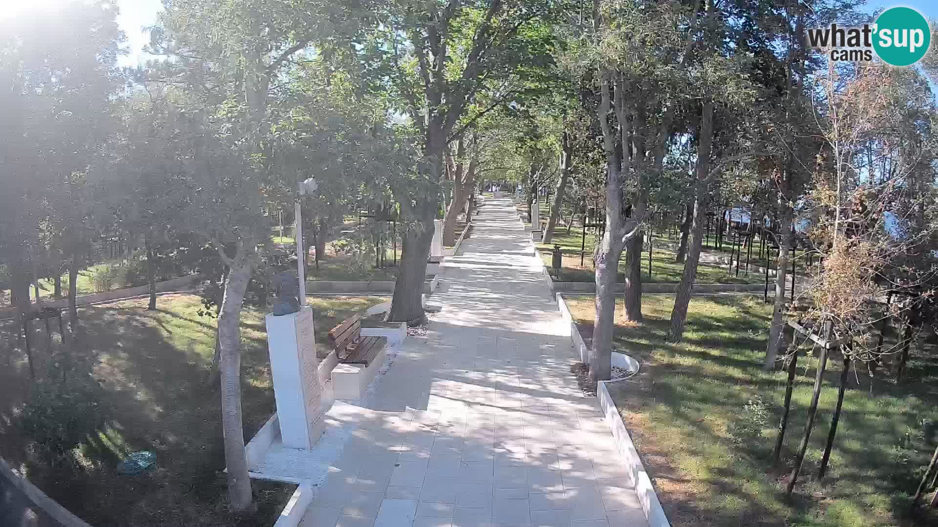 Writers’ Park Webcam Senj – Live by the Sea