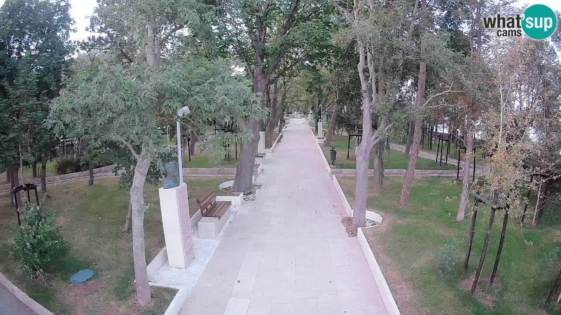 Writers’ Park Webcam Senj – Live by the Sea