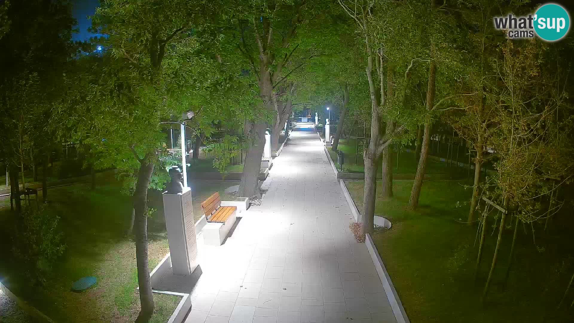 Webcam Schriftstellerpark Senj – Live am Meer