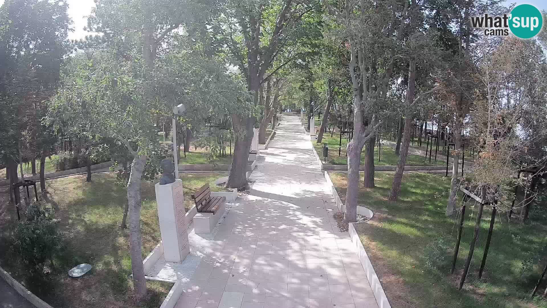 Writers’ Park Webcam Senj – Live by the Sea