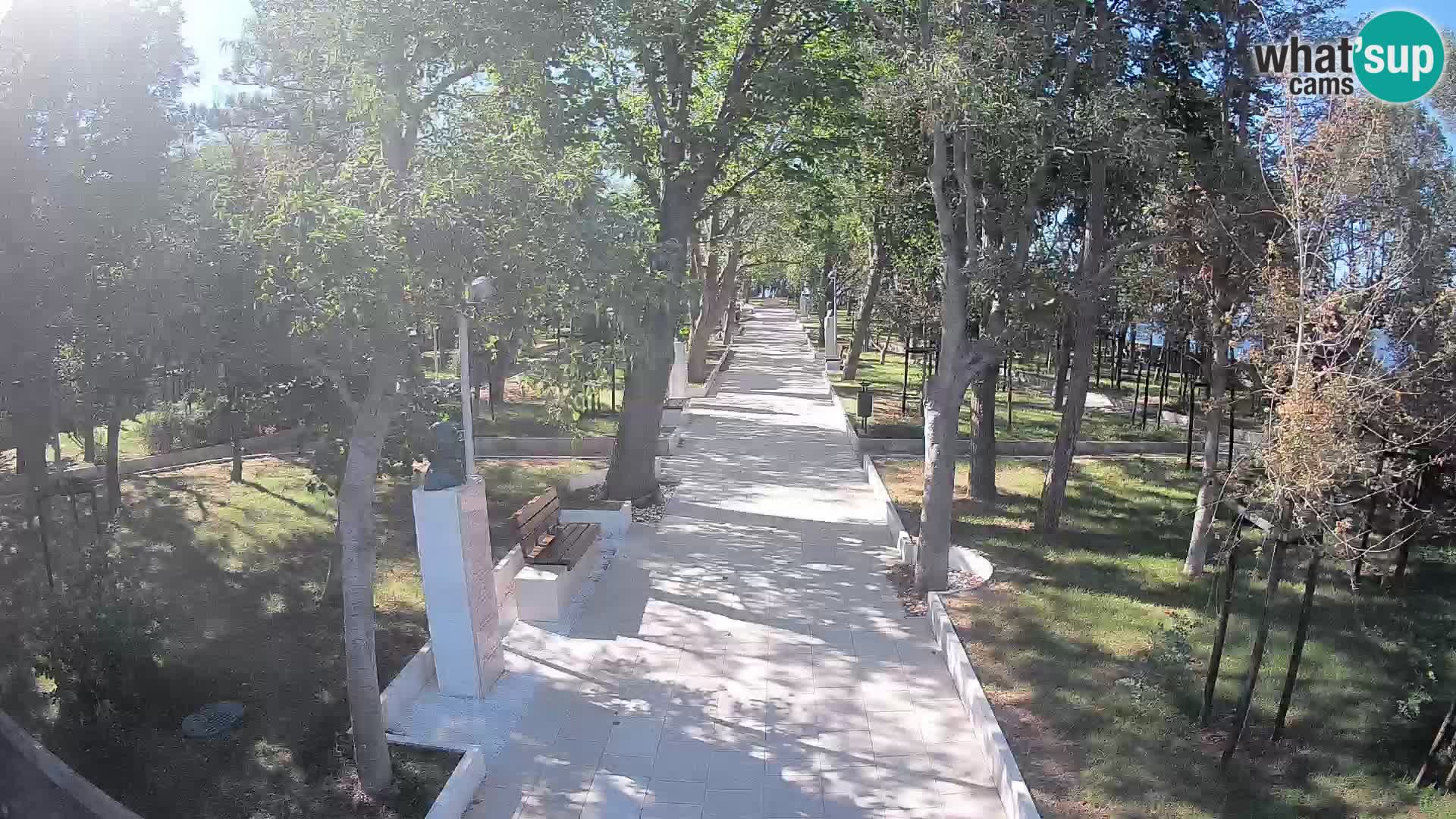 Writers’ Park Webcam Senj – Live by the Sea