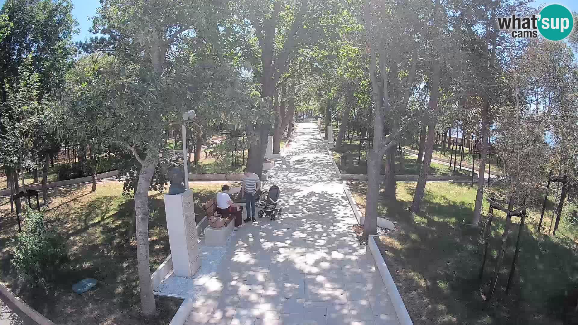 Writers’ Park Webcam Senj – Live by the Sea