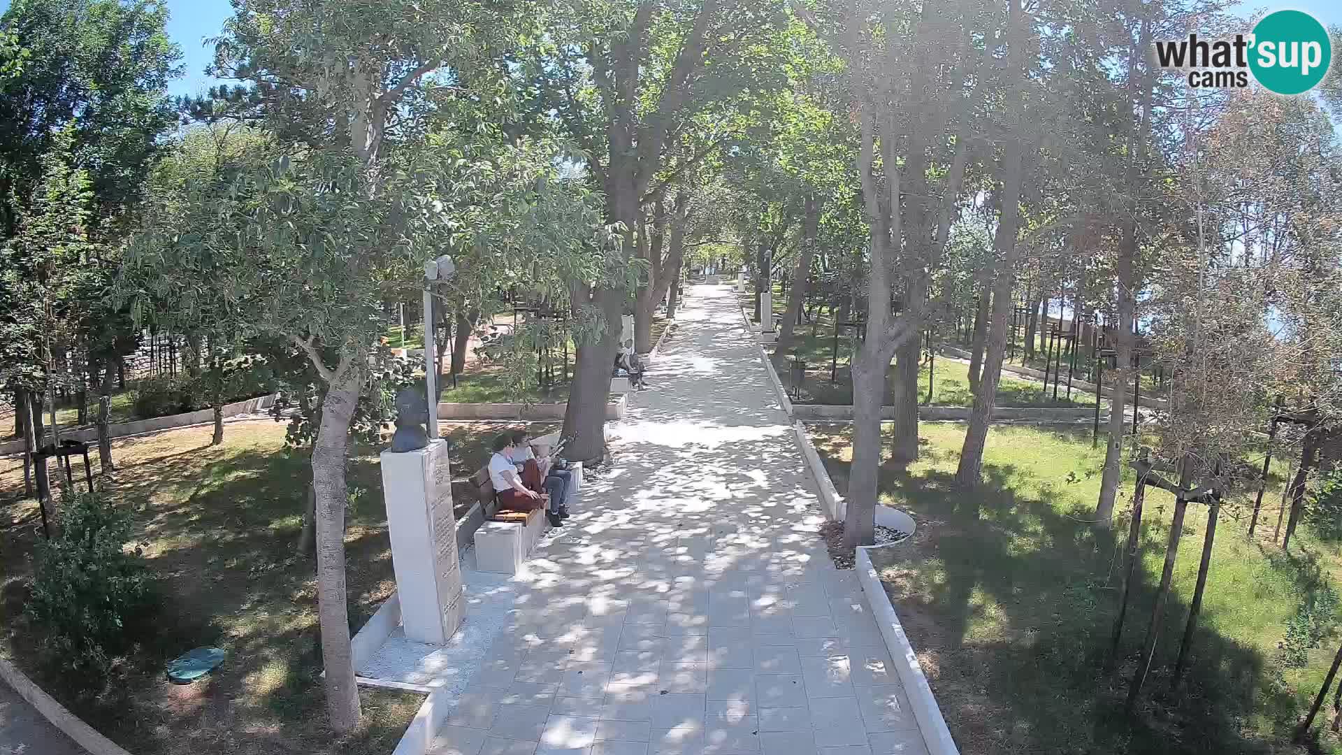 Writers’ Park Webcam Senj – Live by the Sea