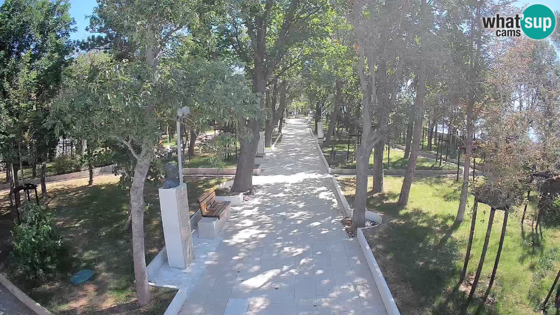 Writers’ Park Webcam Senj – Live by the Sea