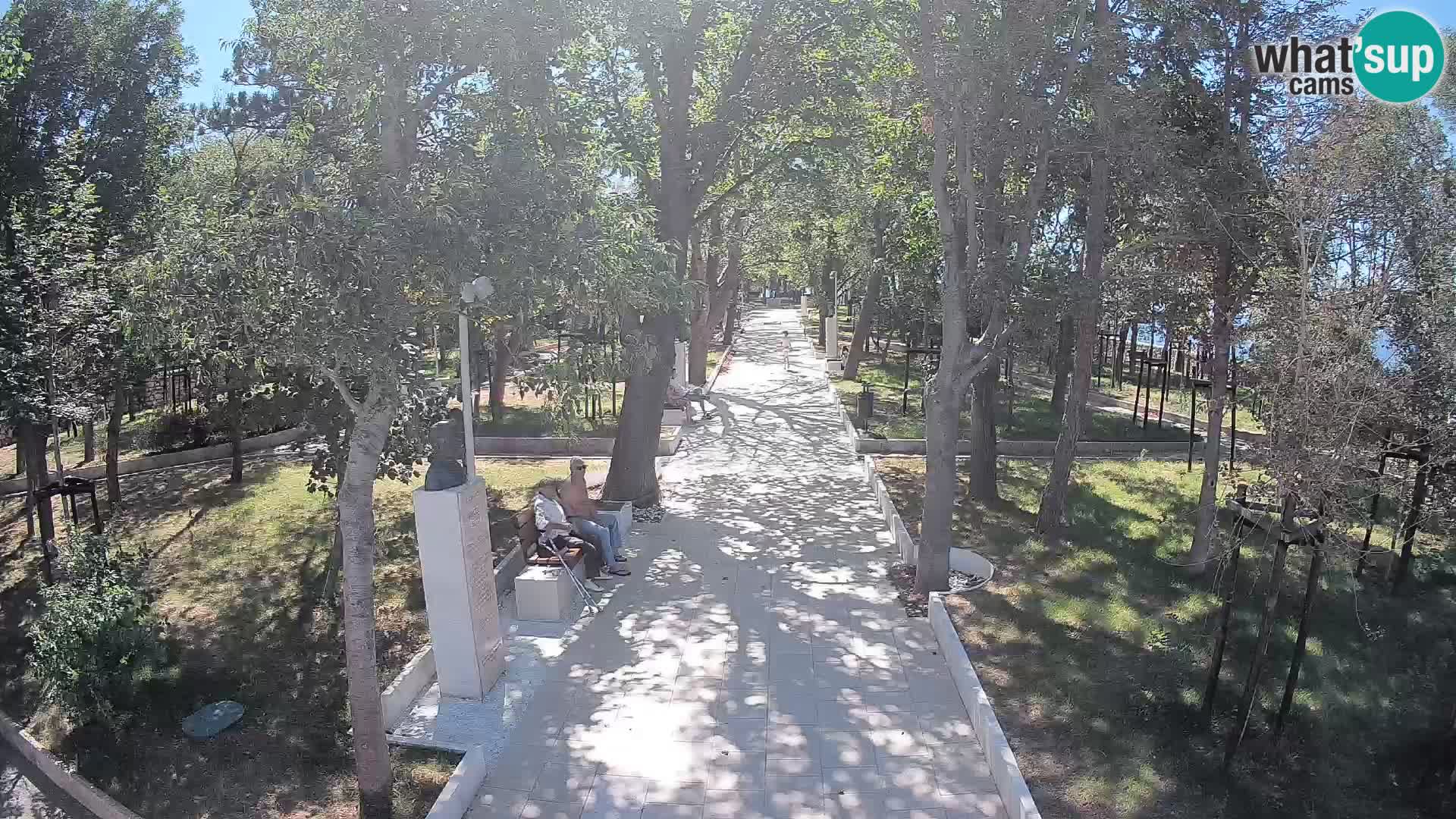 Writers’ Park Webcam Senj – Live by the Sea