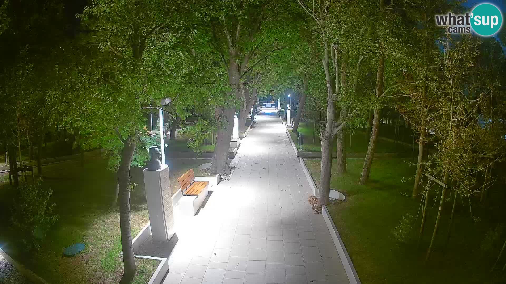 Writers’ Park Webcam Senj – Live by the Sea