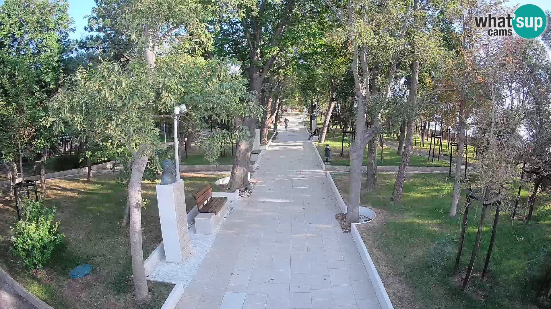 Webcam Schriftstellerpark Senj – Live am Meer