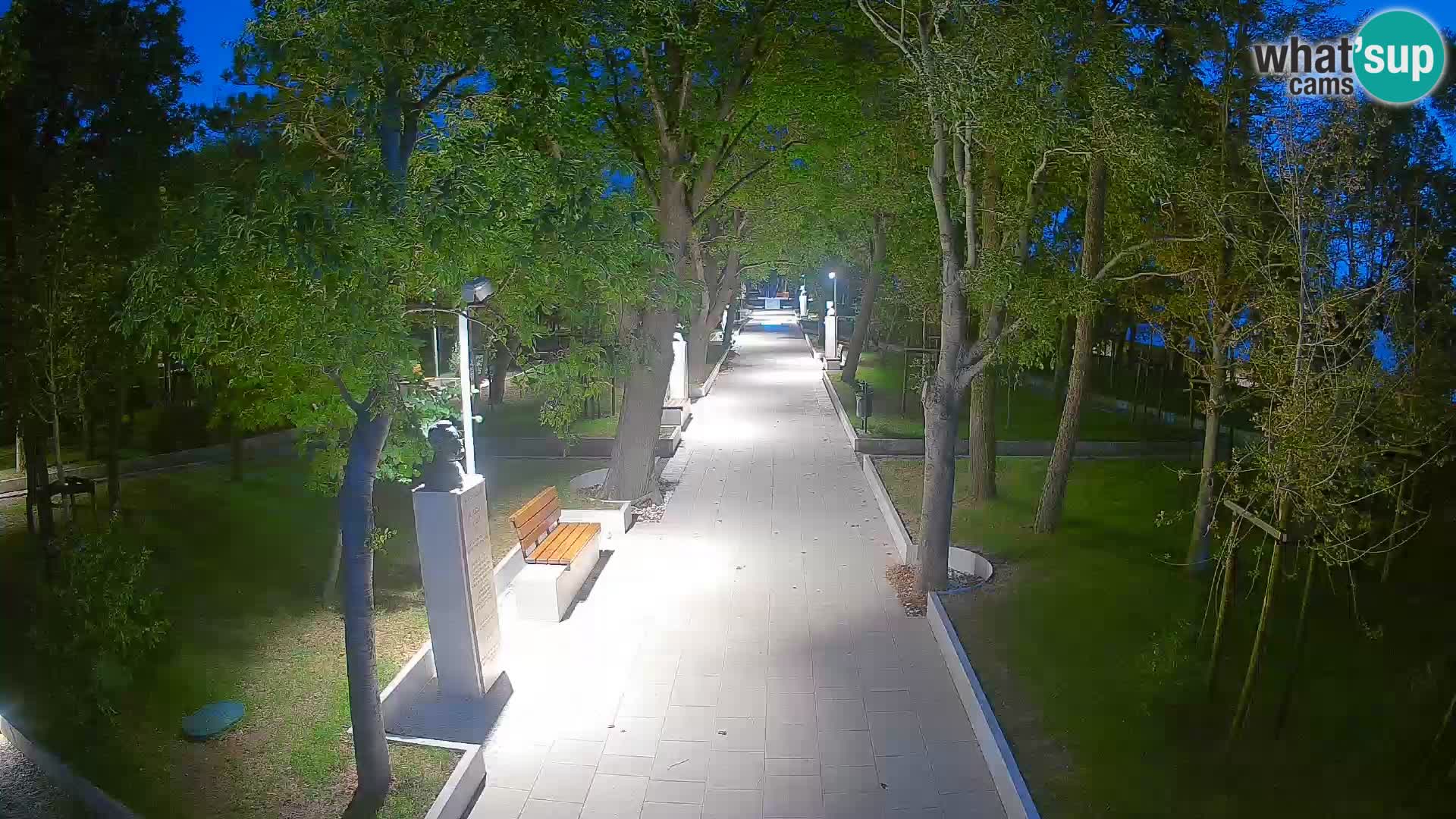 Writers’ Park Webcam Senj – Live by the Sea