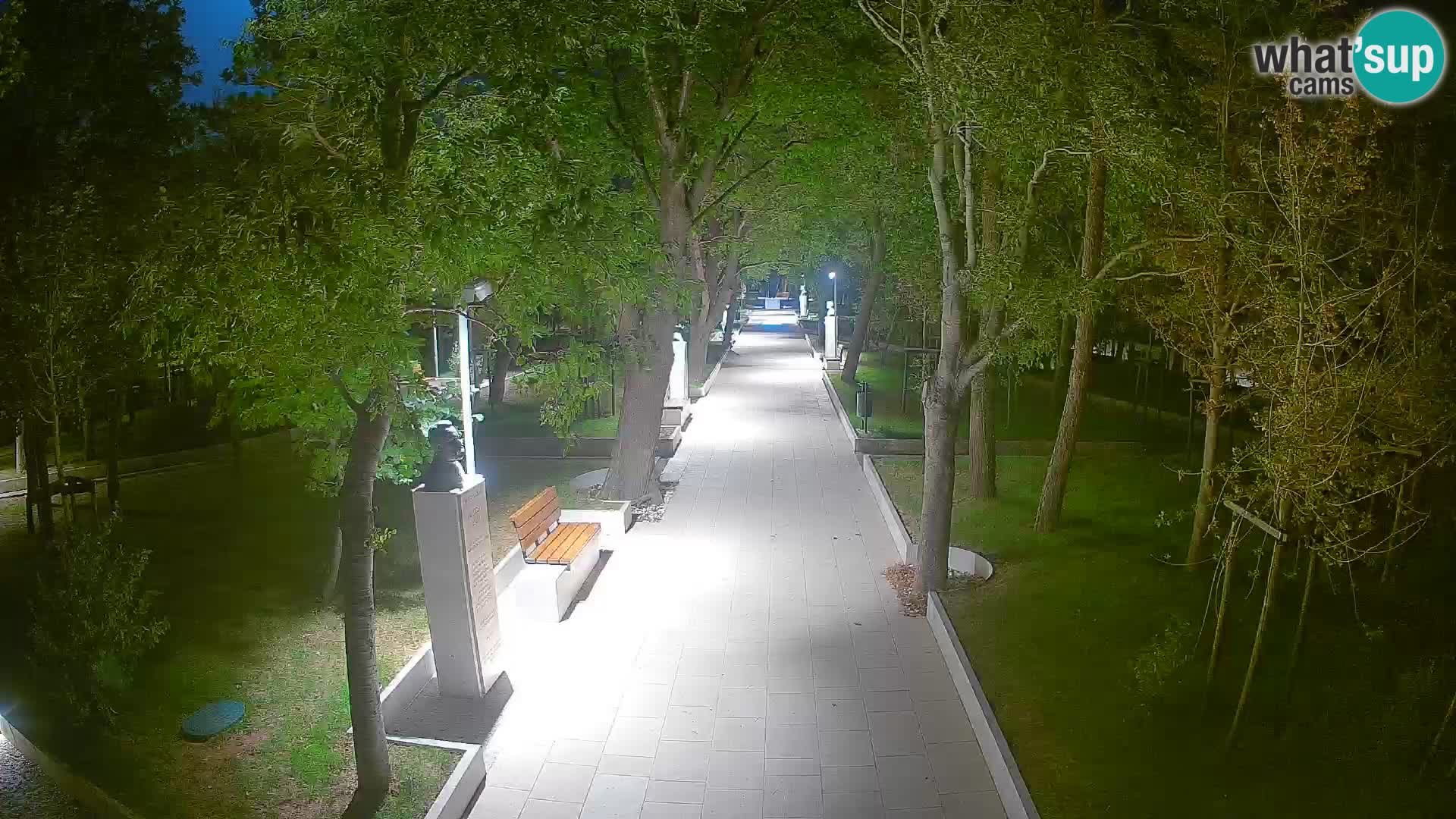 Writers’ Park Webcam Senj – Live by the Sea