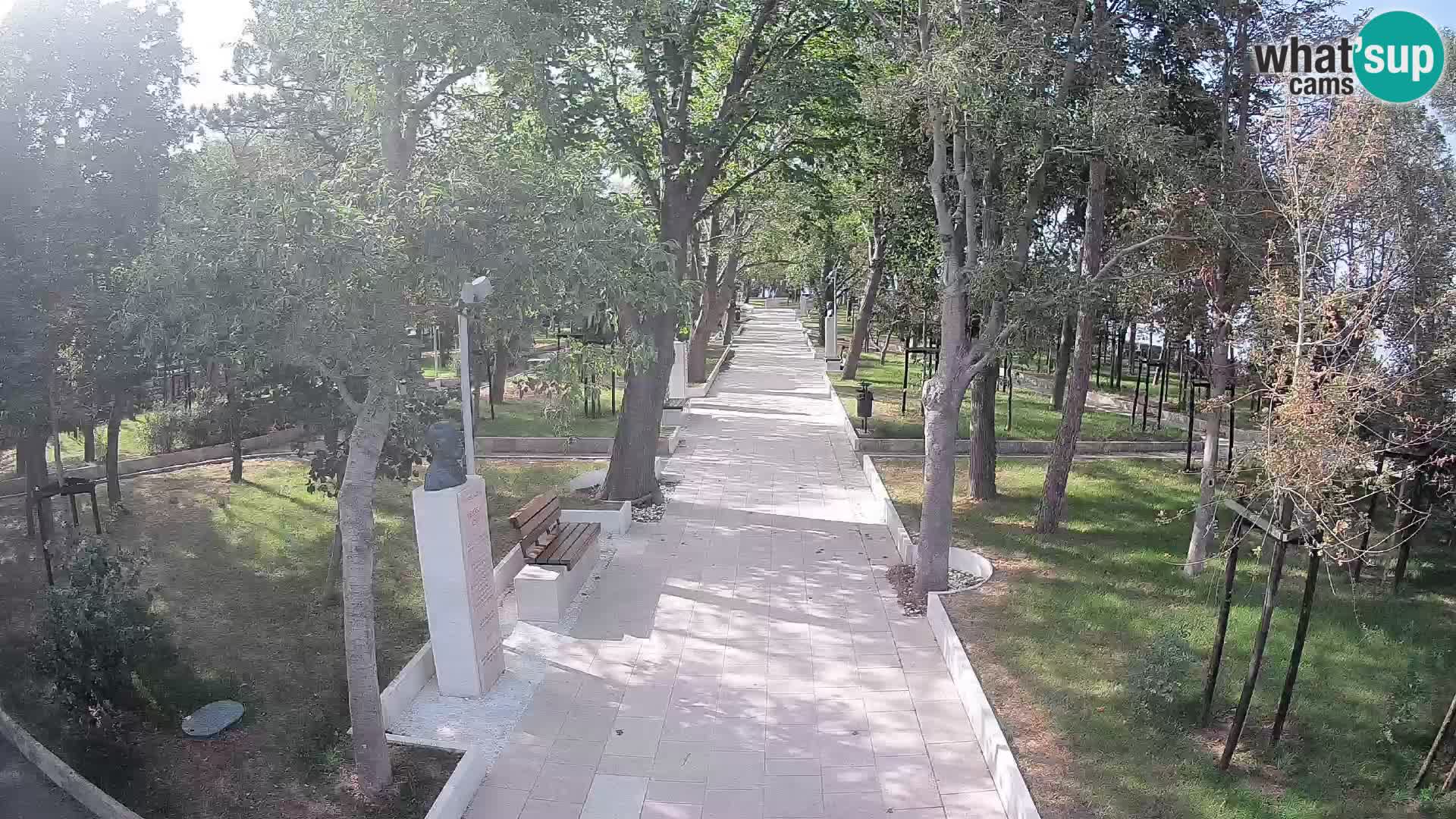 Webcam Schriftstellerpark Senj – Live am Meer