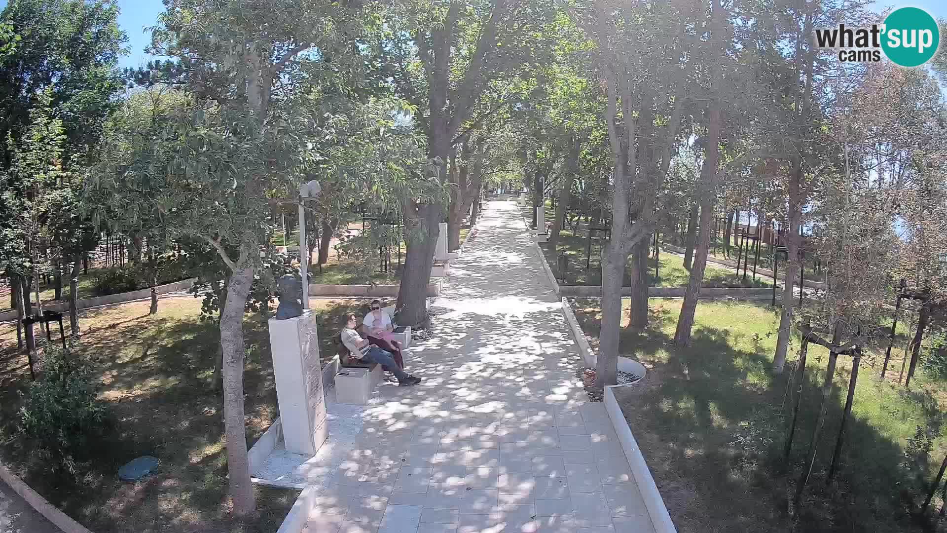 Writers’ Park Webcam Senj – Live by the Sea