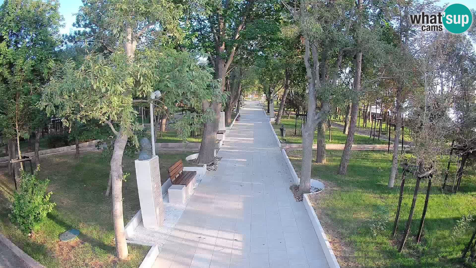Writers’ Park Webcam Senj – Live by the Sea