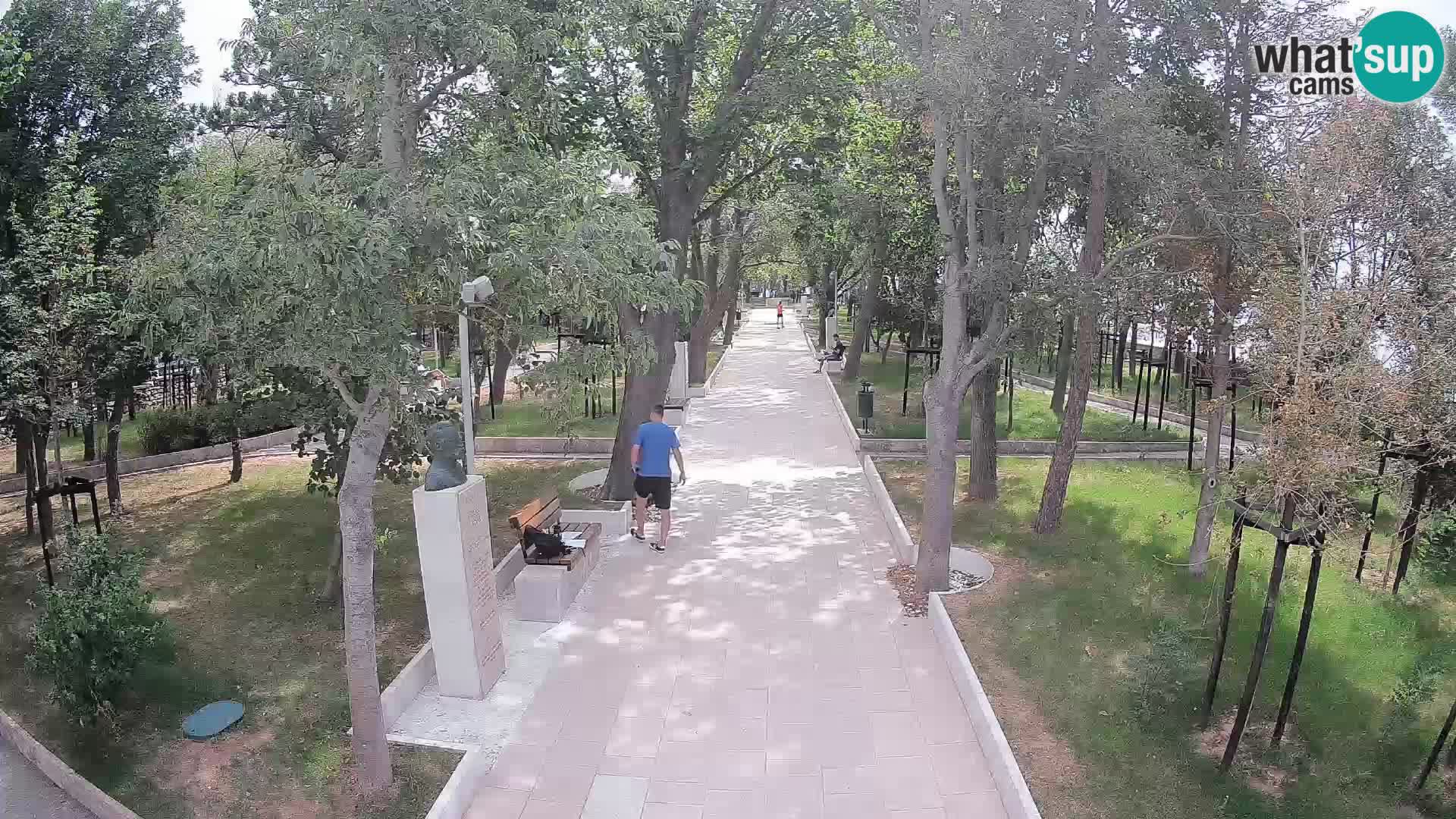 Writers’ Park Webcam Senj – Live by the Sea