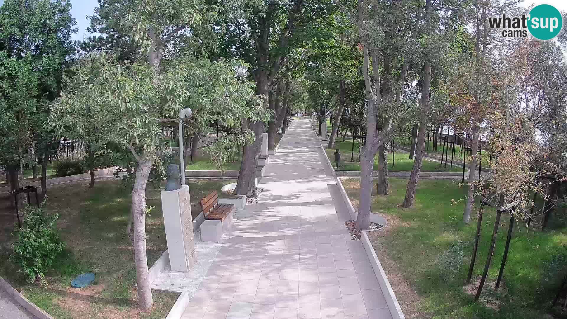Writers’ Park Webcam Senj – Live by the Sea