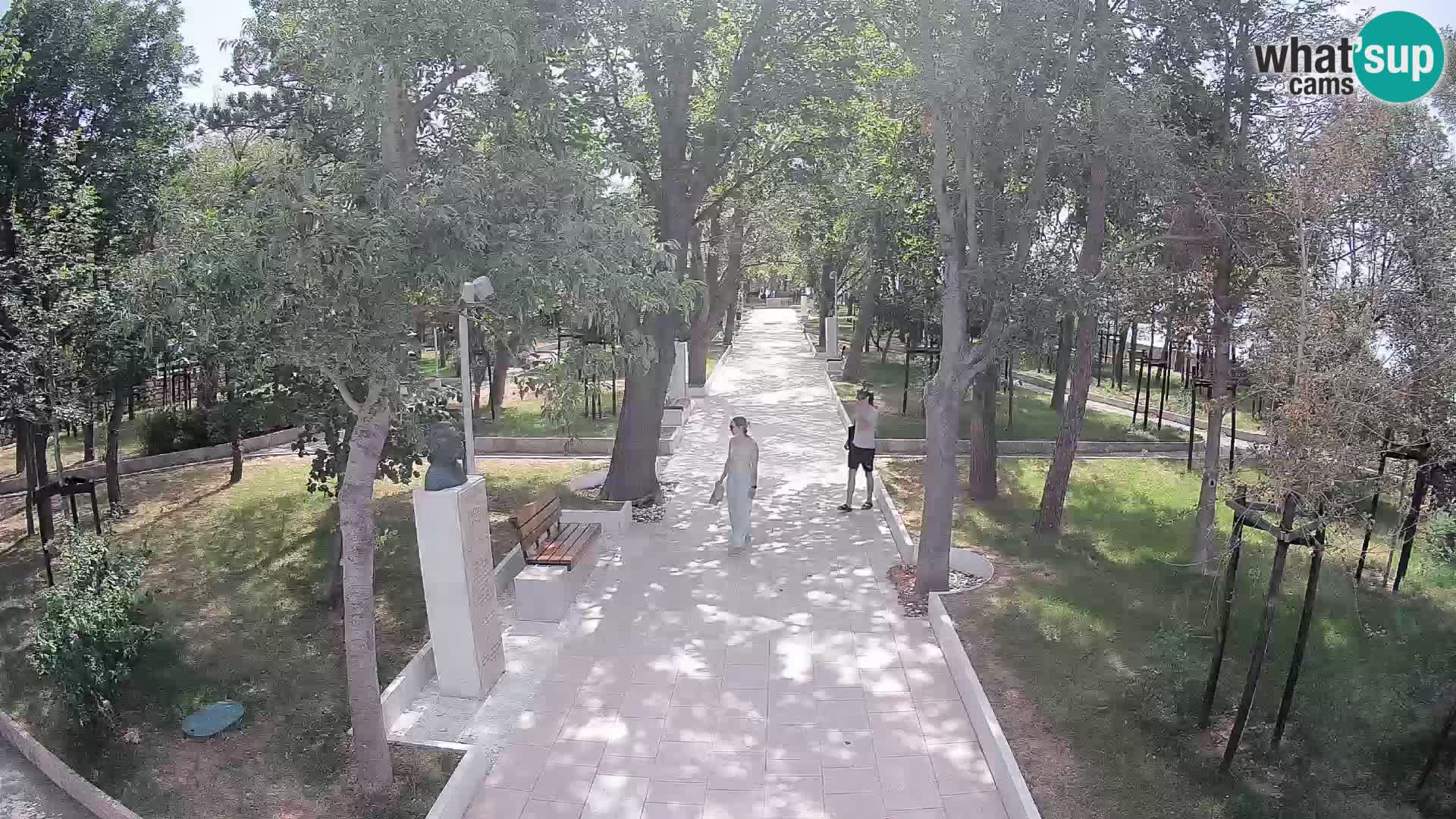Writers’ Park Webcam Senj – Live by the Sea