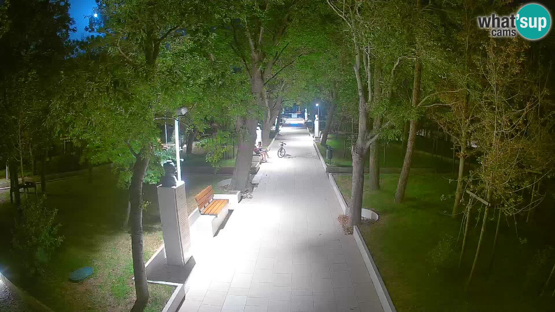 Writers’ Park Webcam Senj – Live by the Sea