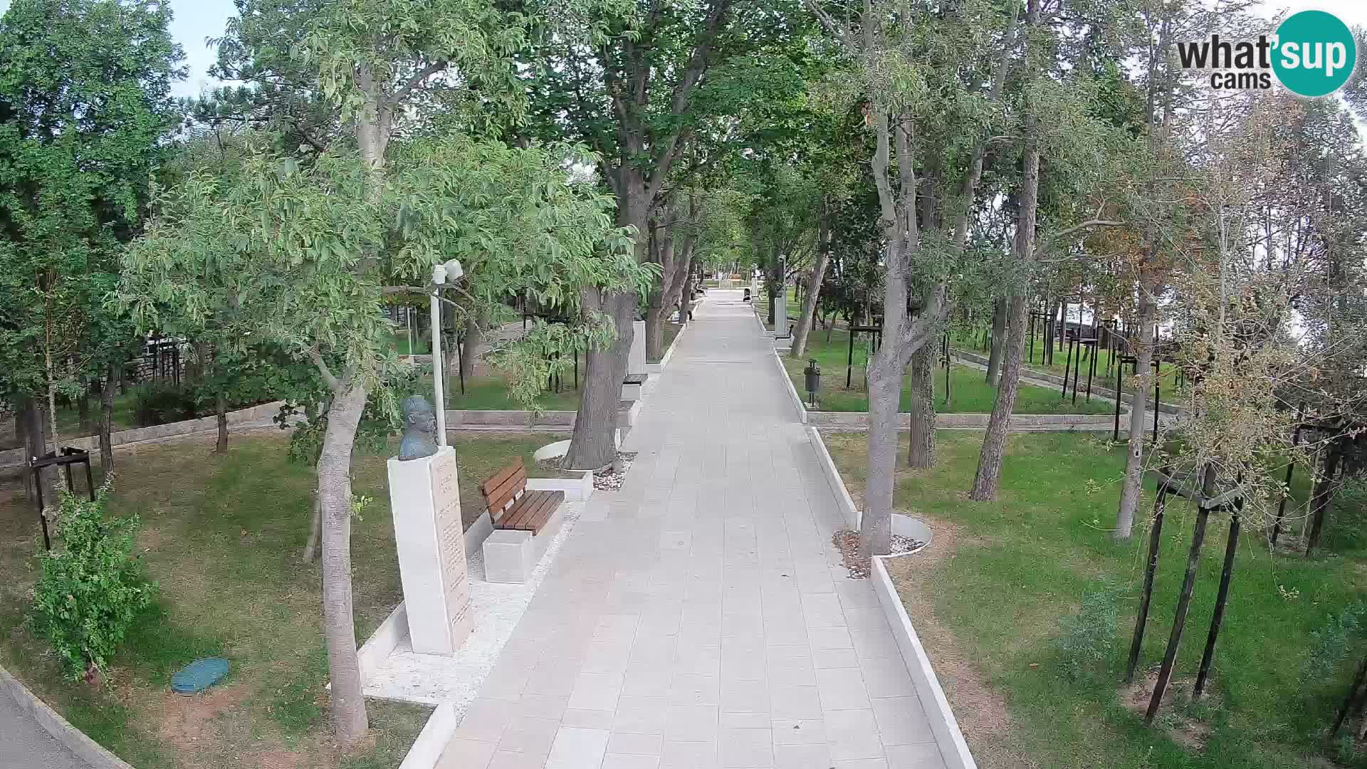 Writers’ Park Webcam Senj – Live by the Sea