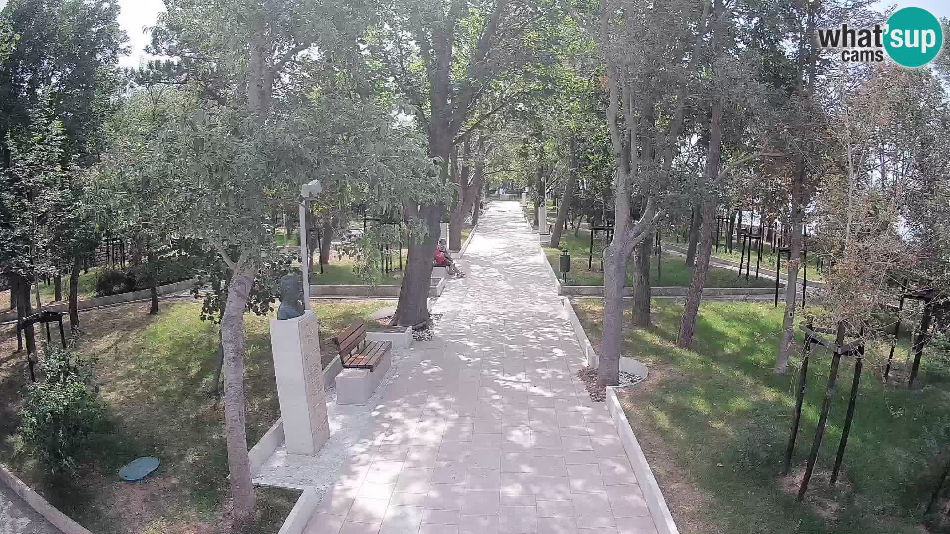 Writers’ Park Webcam Senj – Live by the Sea