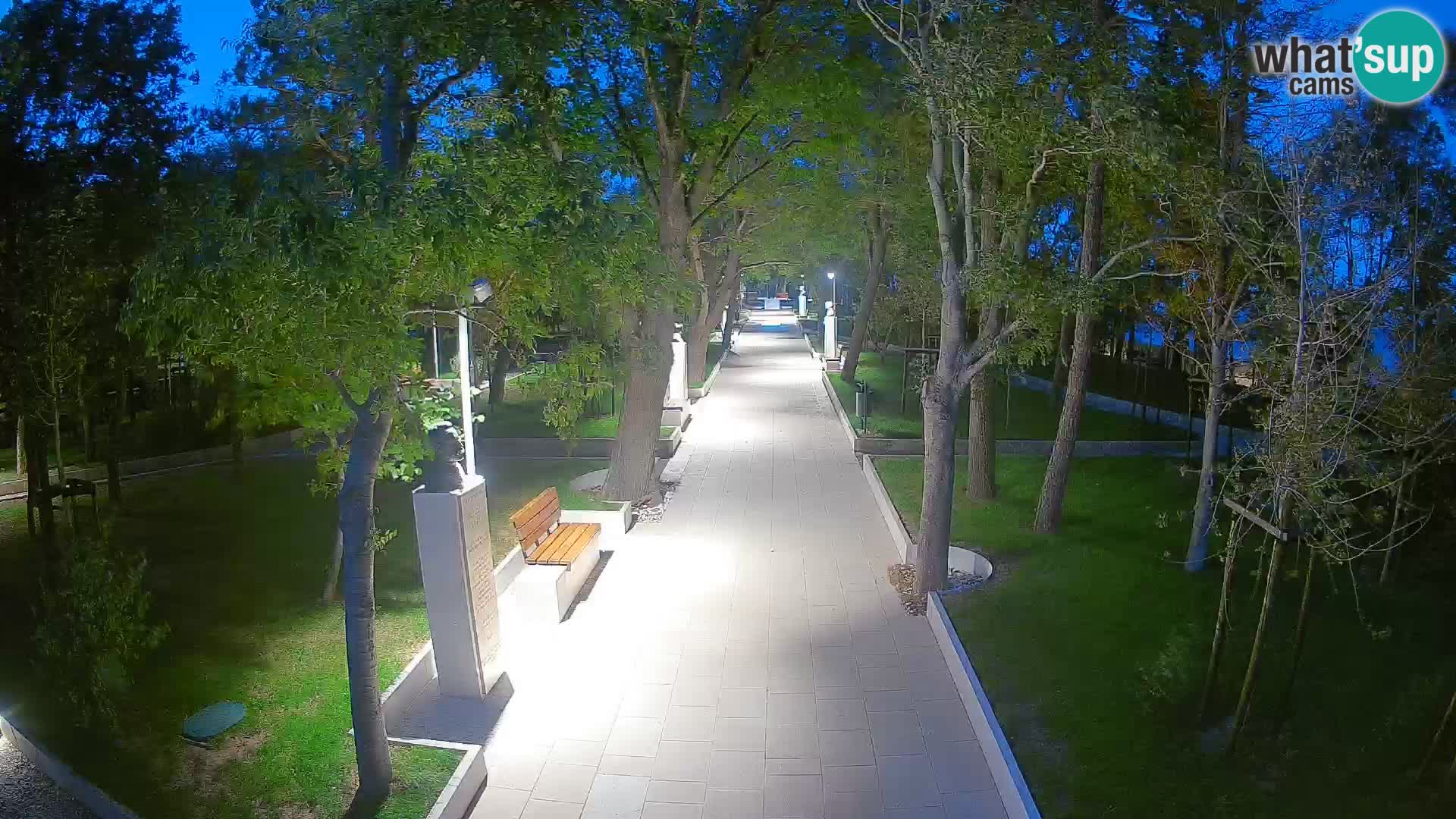 Writers’ Park Webcam Senj – Live by the Sea