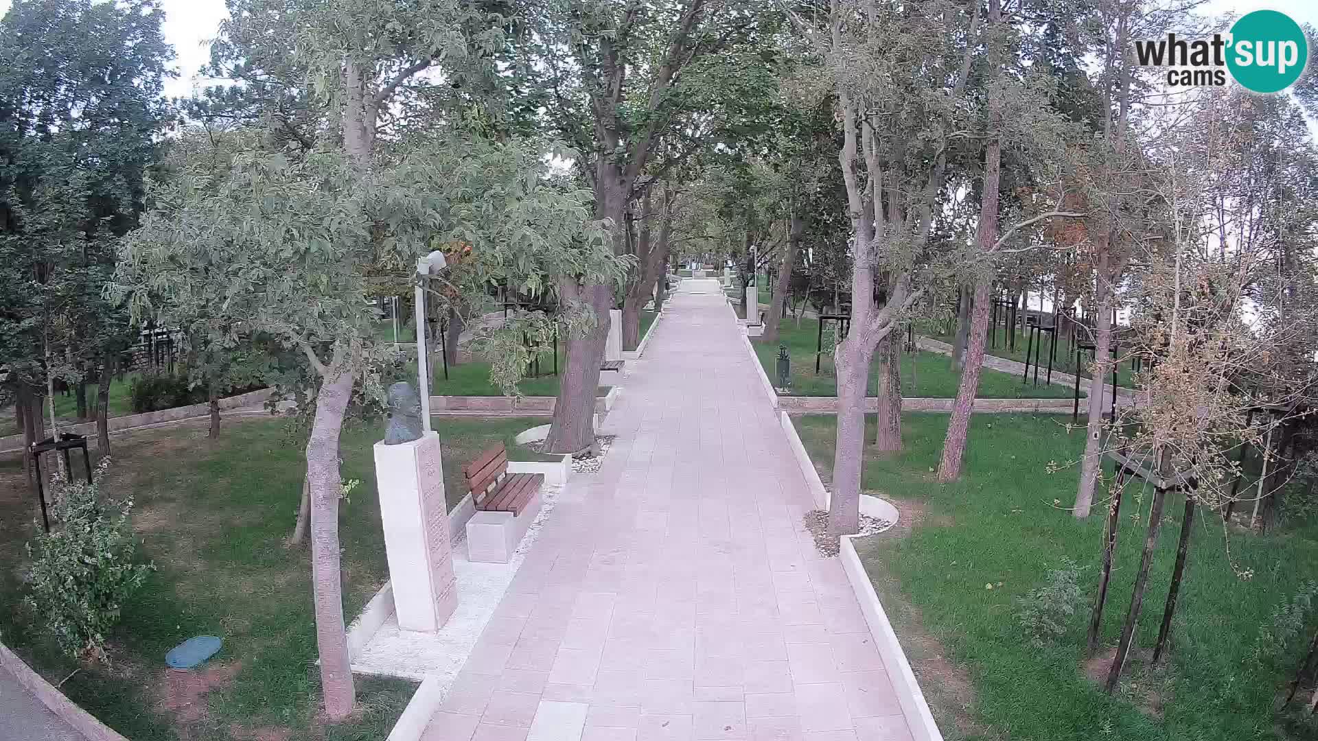 Writers’ Park Webcam Senj – Live by the Sea