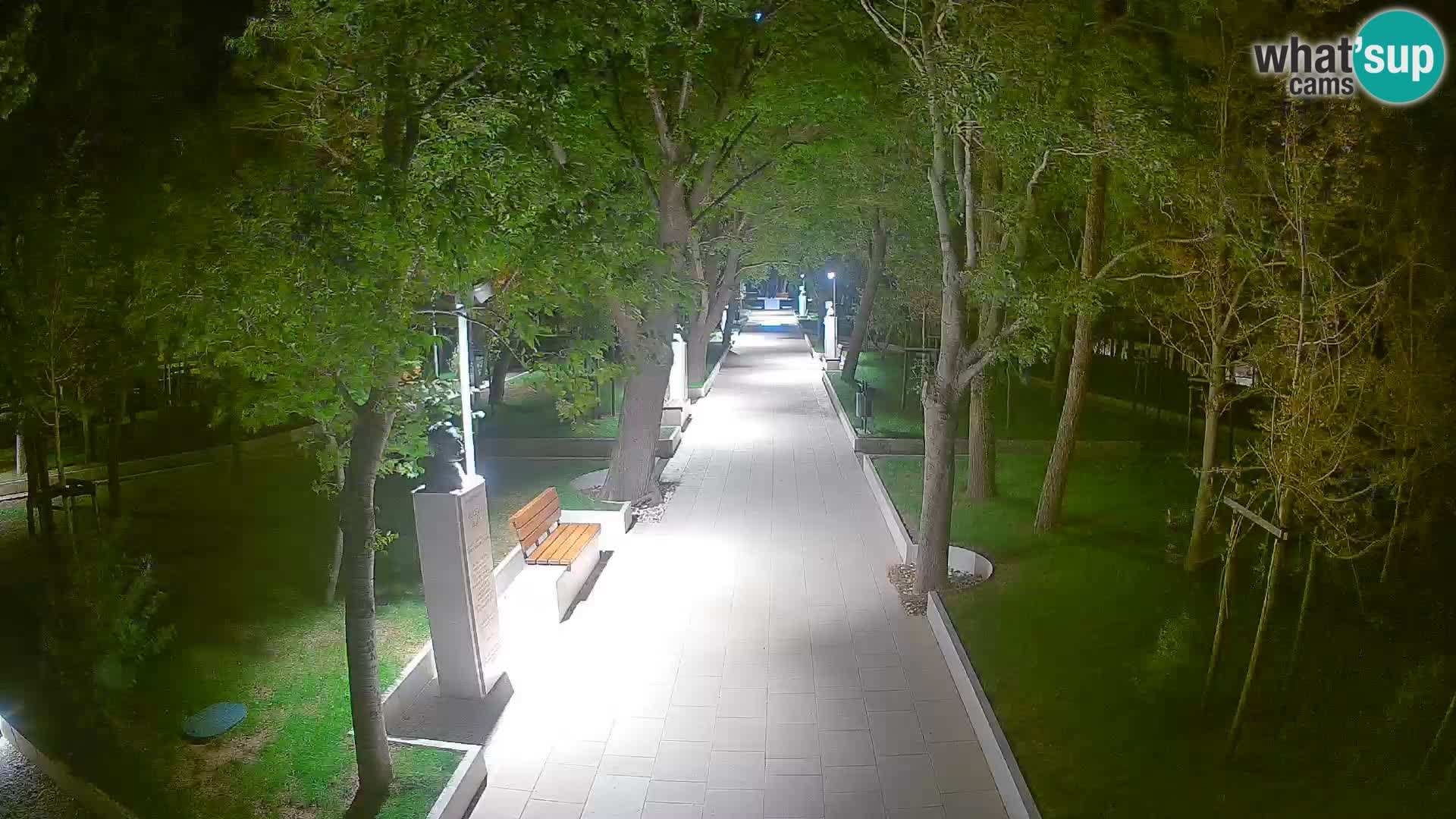 Writers’ Park Webcam Senj – Live by the Sea