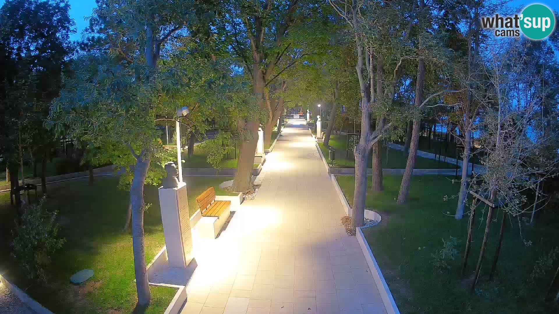 Writers’ Park Webcam Senj – Live by the Sea
