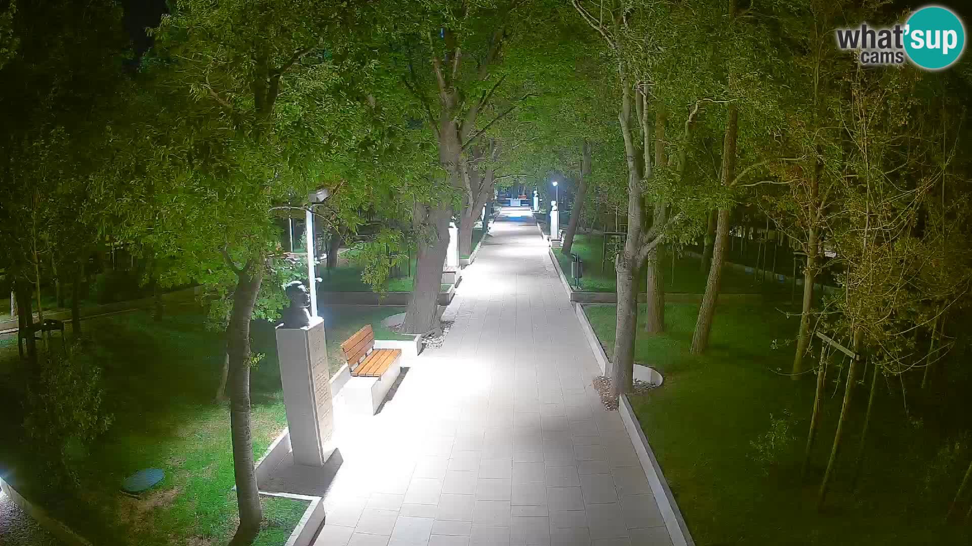 Writers’ Park Webcam Senj – Live by the Sea