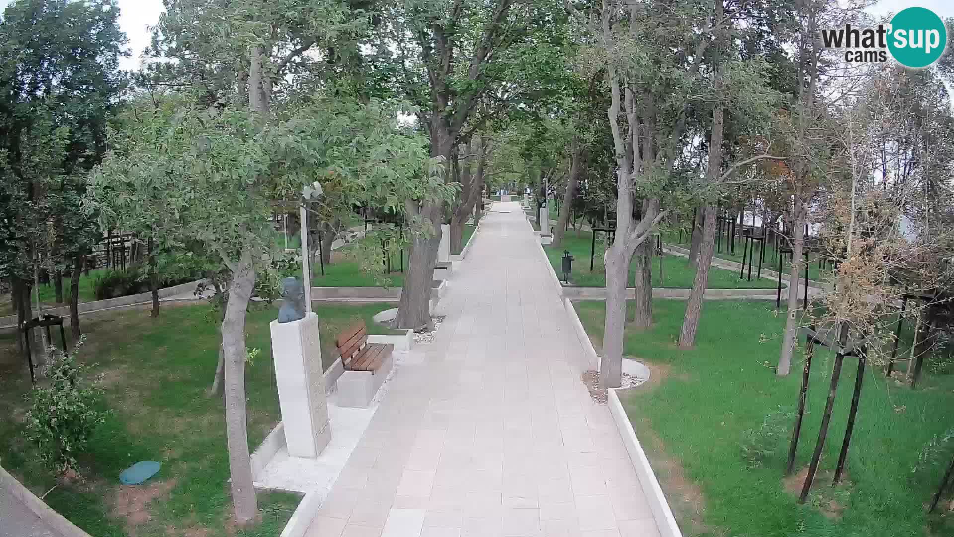 Writers’ Park Webcam Senj – Live by the Sea