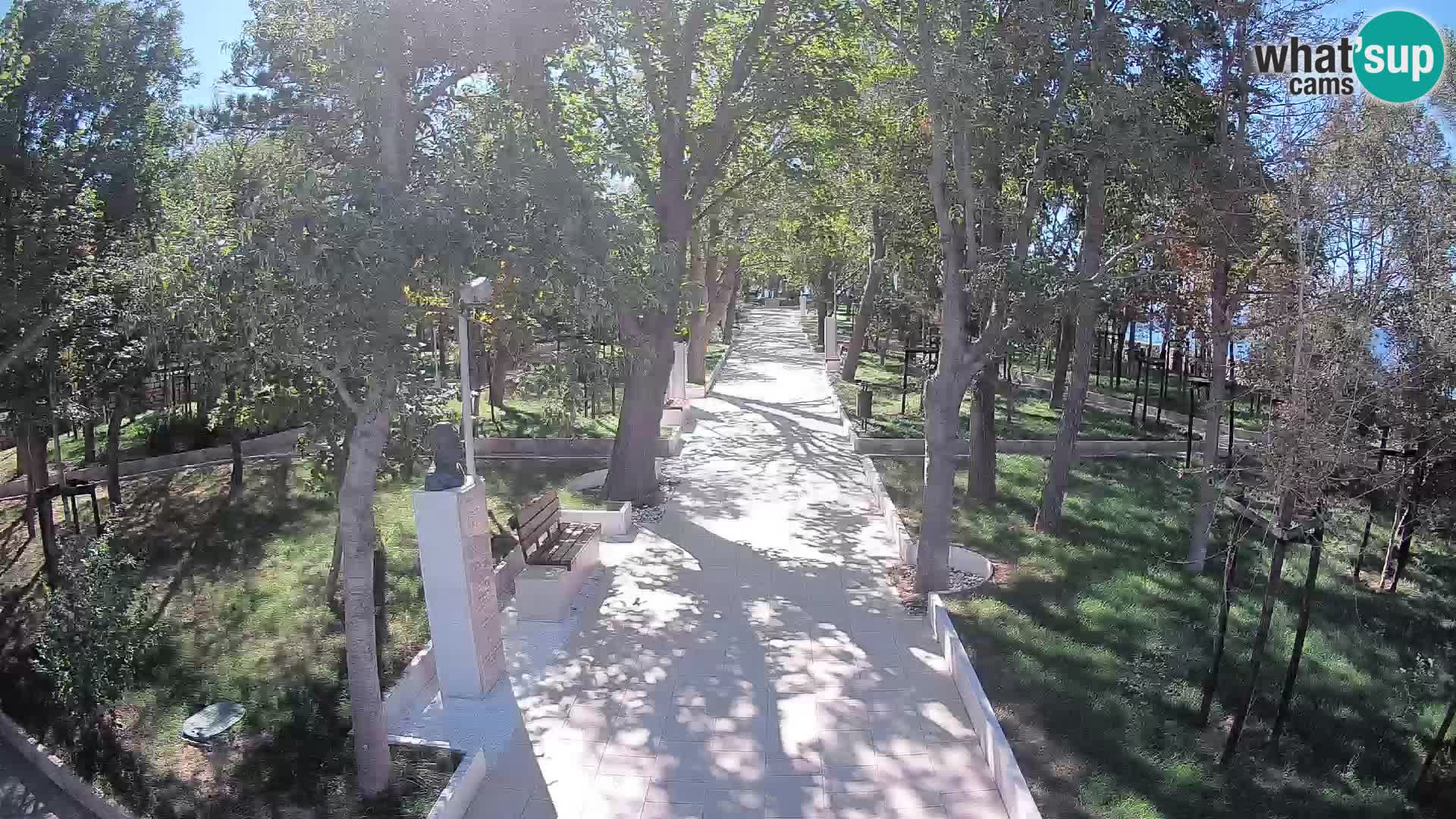 Writers’ Park Webcam Senj – Live by the Sea