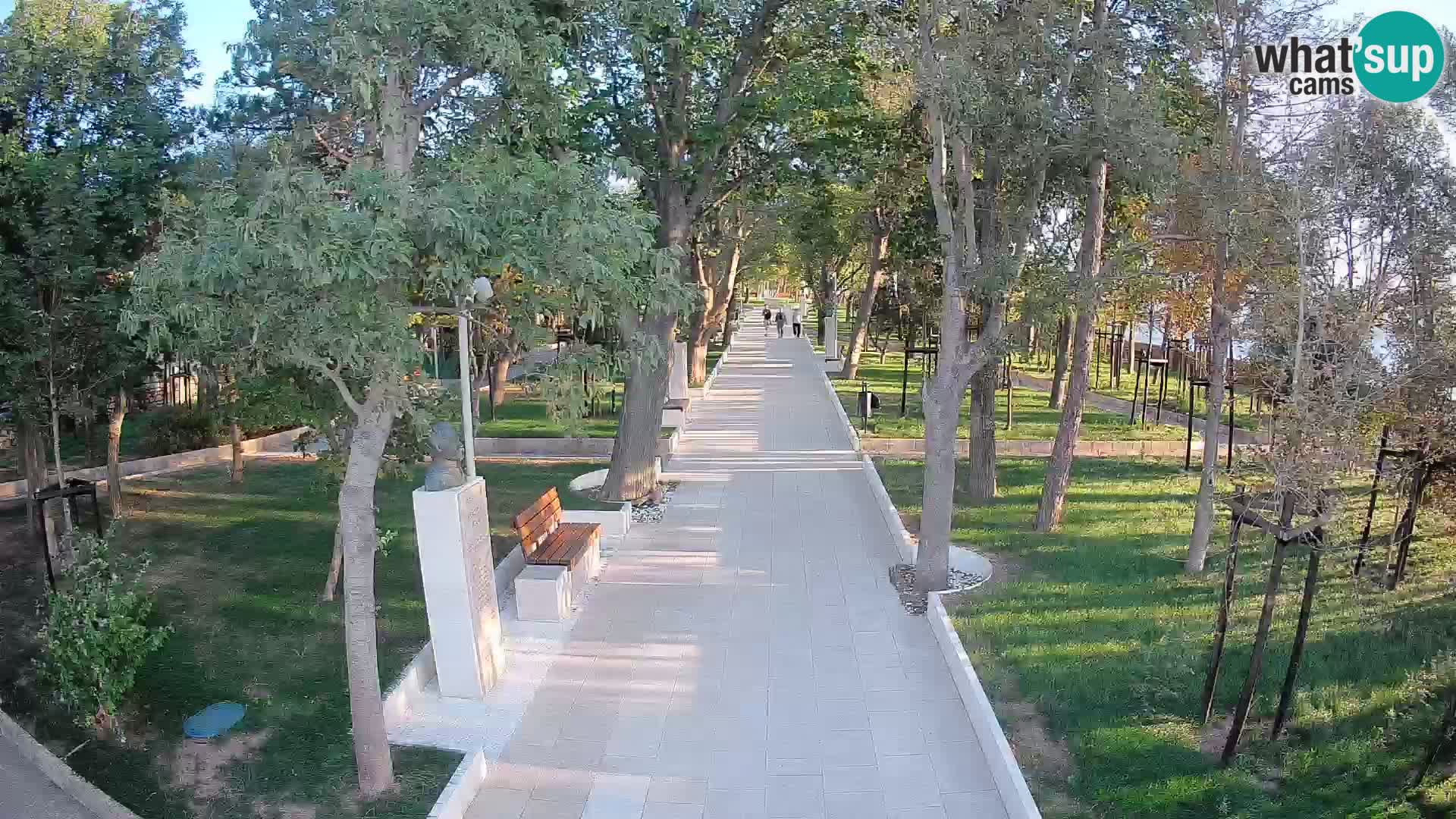 Writers’ Park Webcam Senj – Live by the Sea
