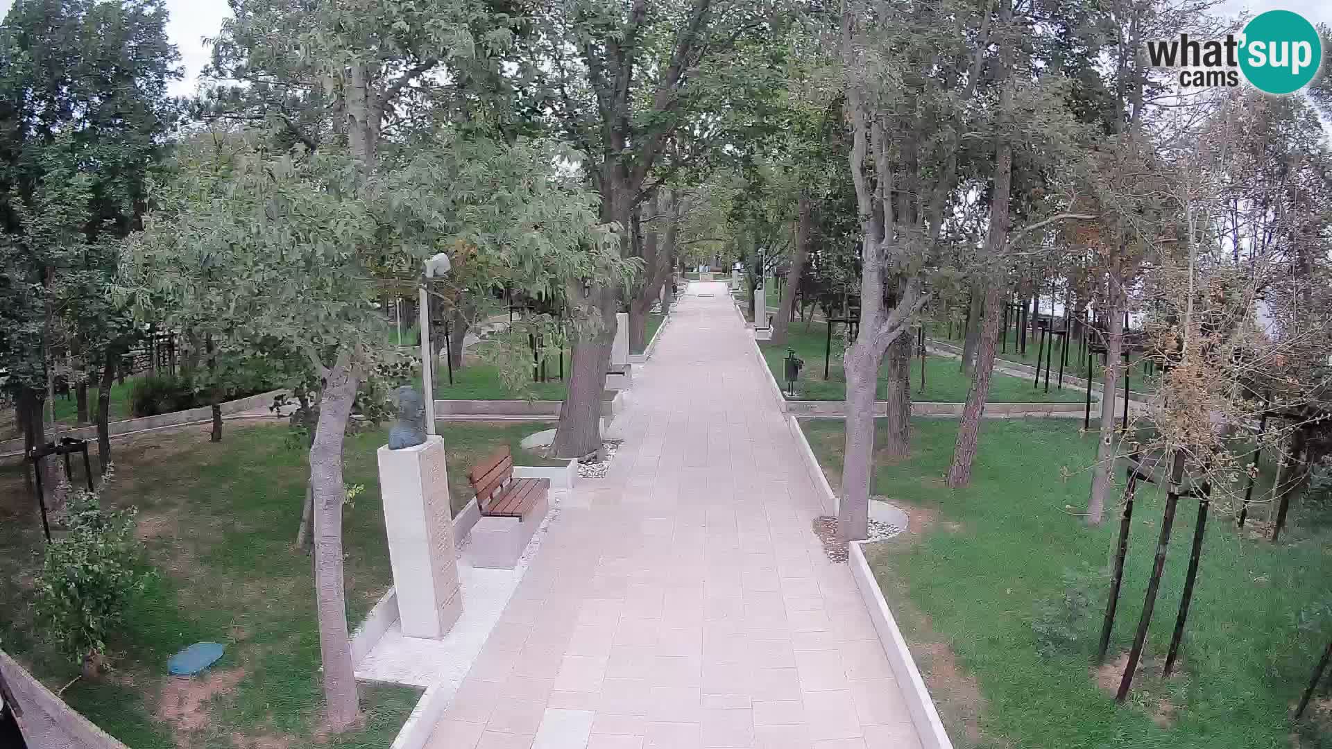 Writers’ Park Webcam Senj – Live by the Sea