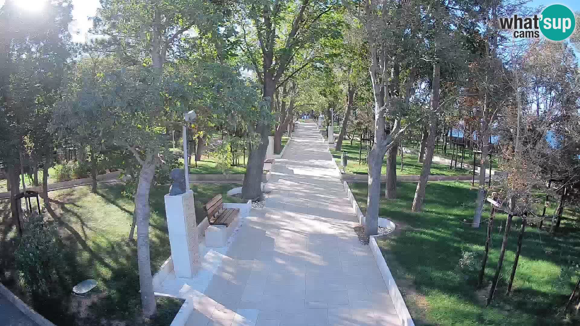 Writers’ Park Webcam Senj – Live by the Sea